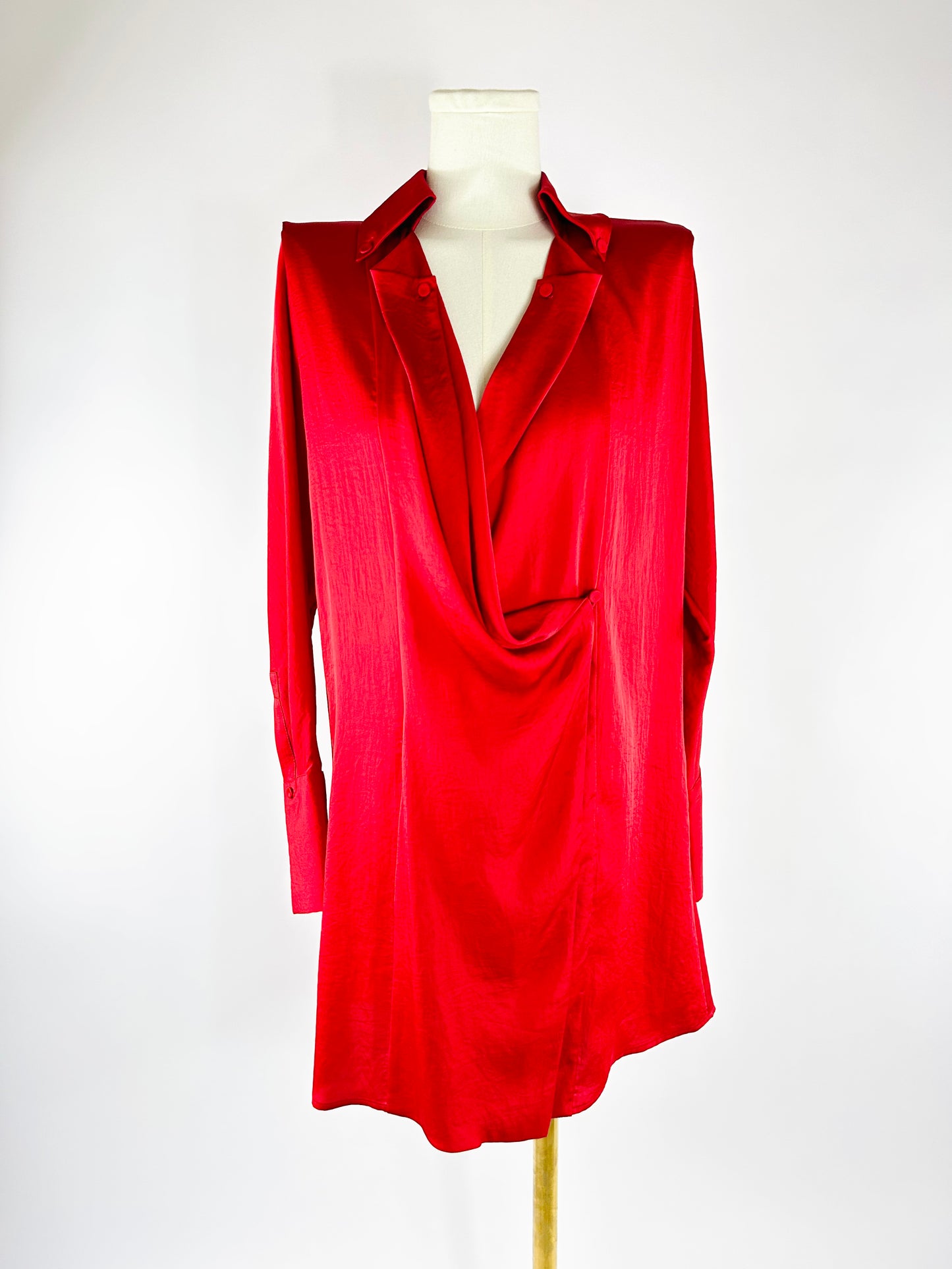 Red Shirt Dress