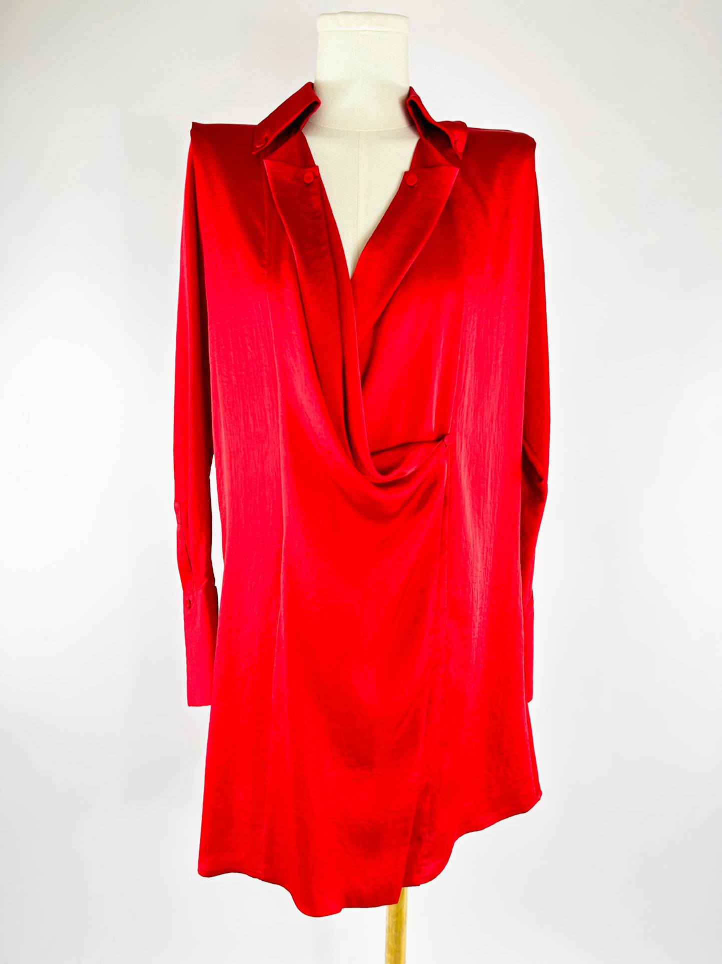Red Shirt Dress