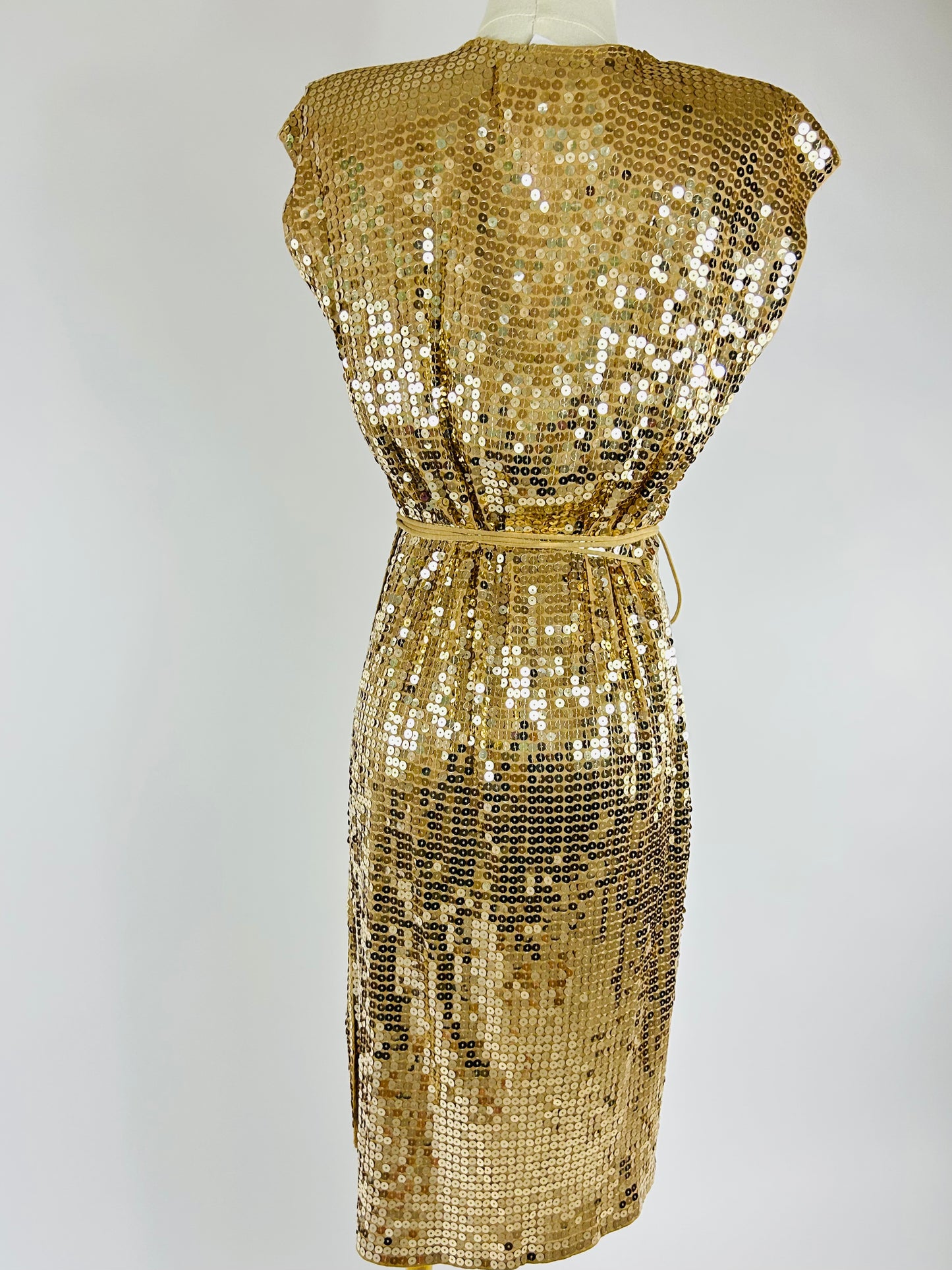 Michael Kors Gold Sequin Dress