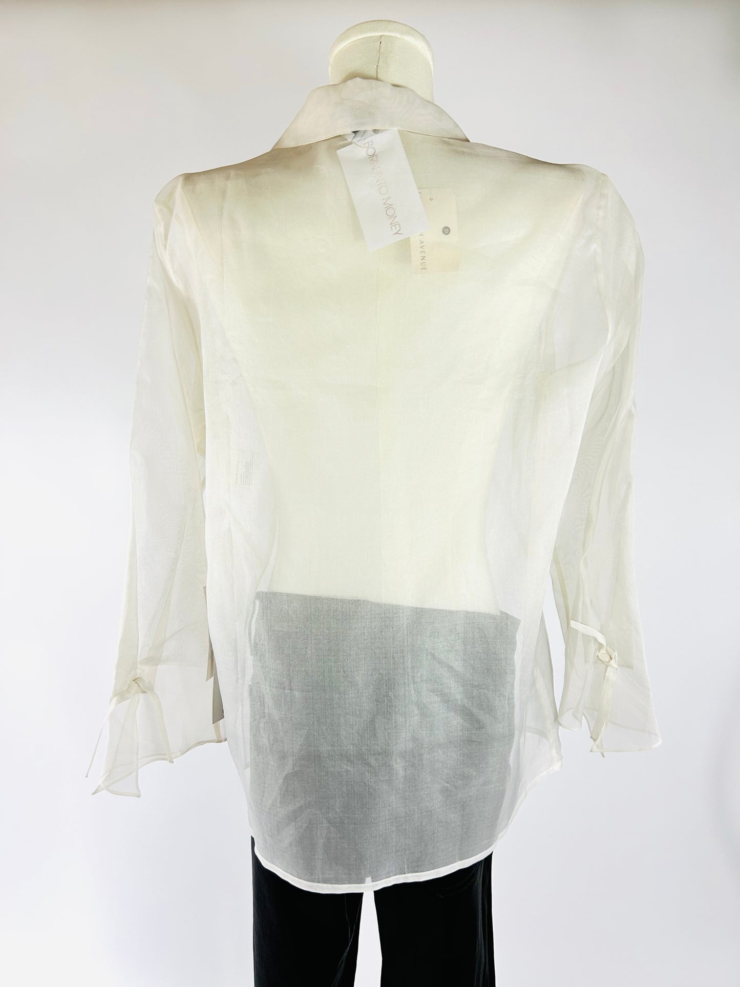 Vintage Emanuel Ungaro Sheer Embroidered top
