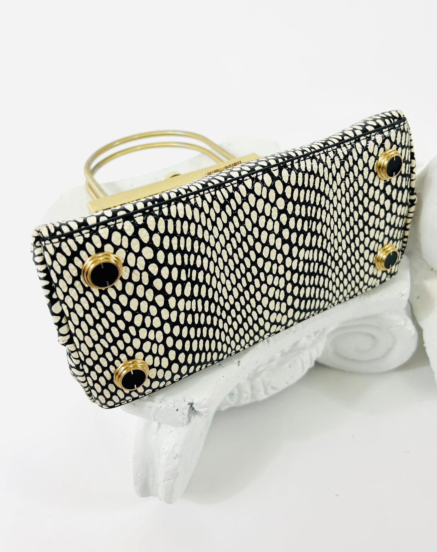 Cult Gaia Black and White bag