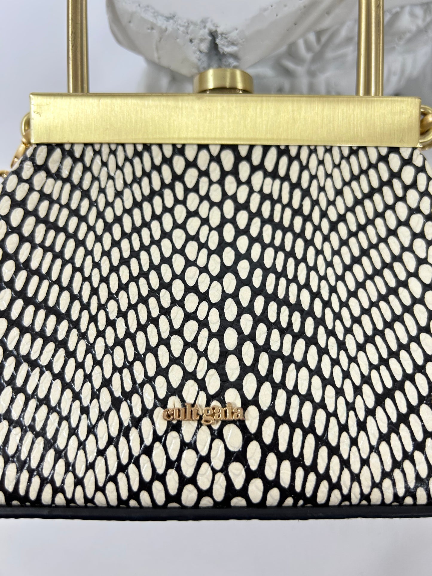 Cult Gaia Black and White bag