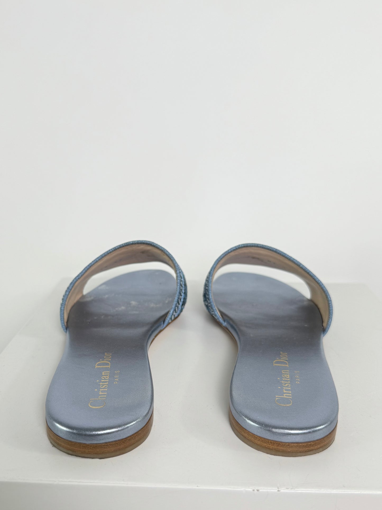 Christian Dior Oway Blue Slide