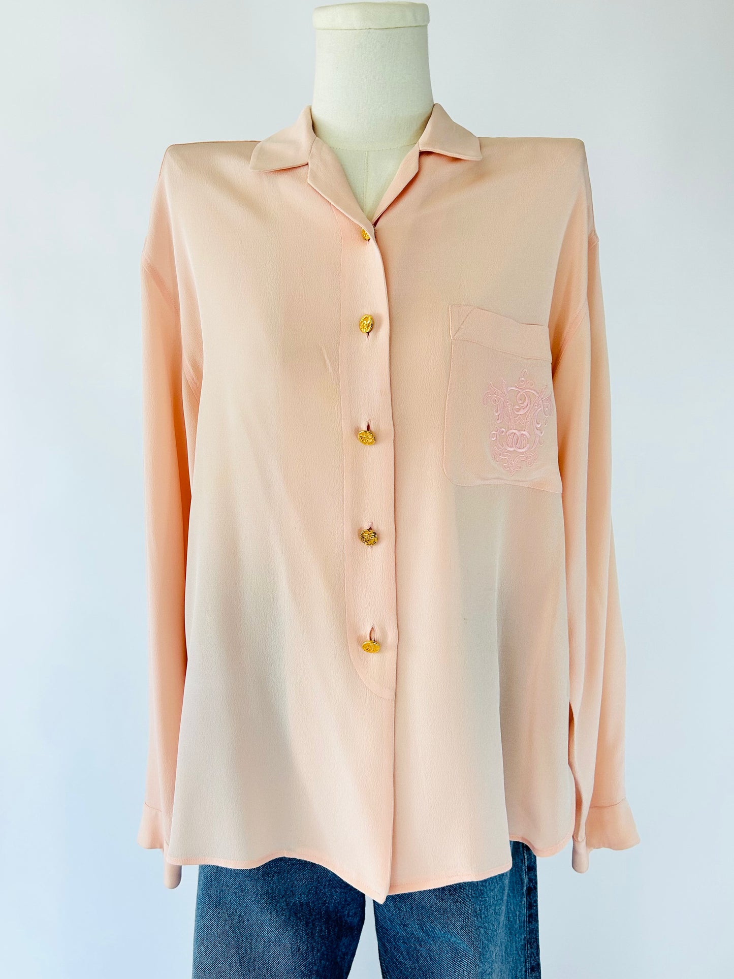 Vintage Chanel Pink Top