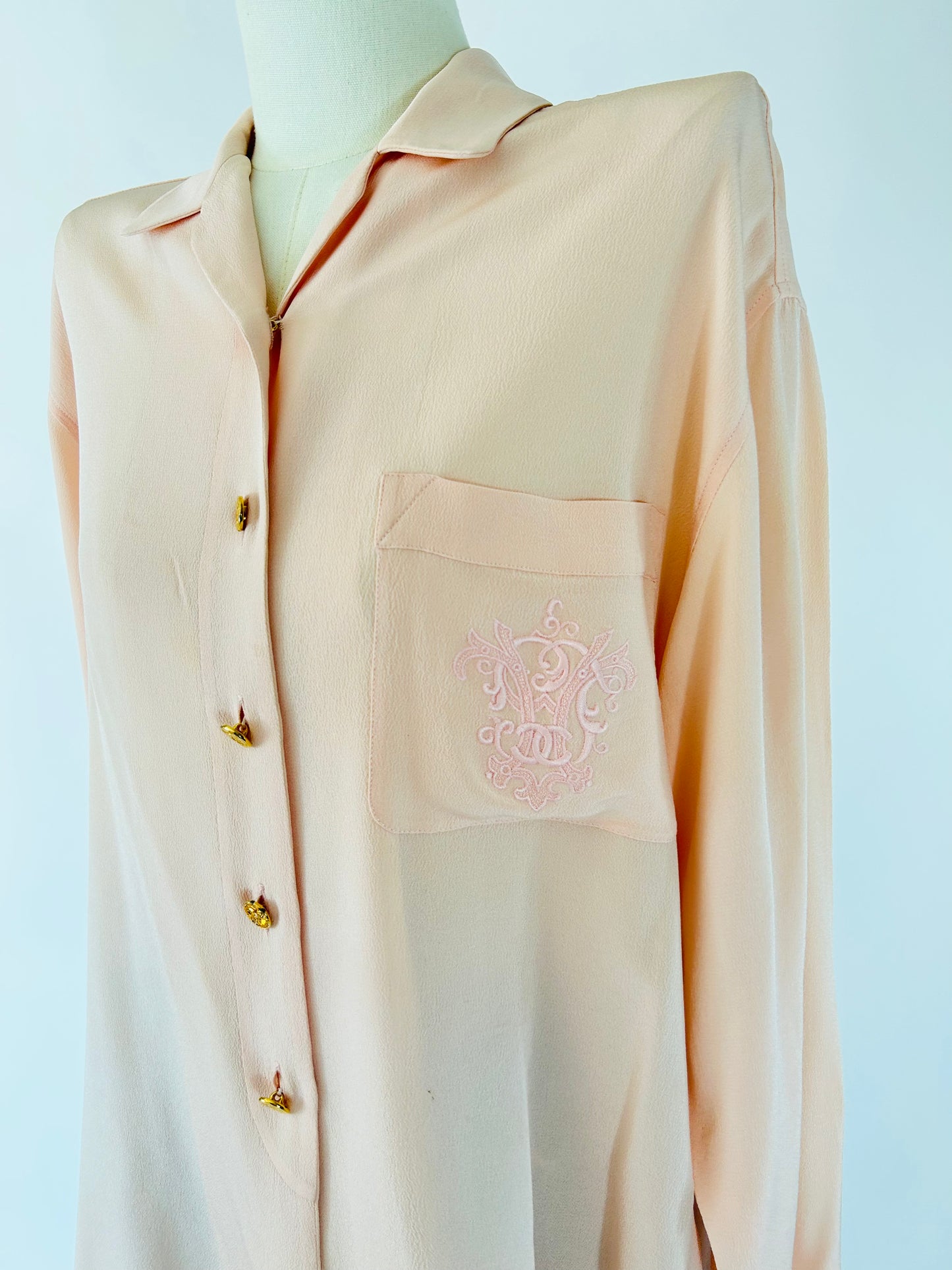 Vintage Chanel Pink Top