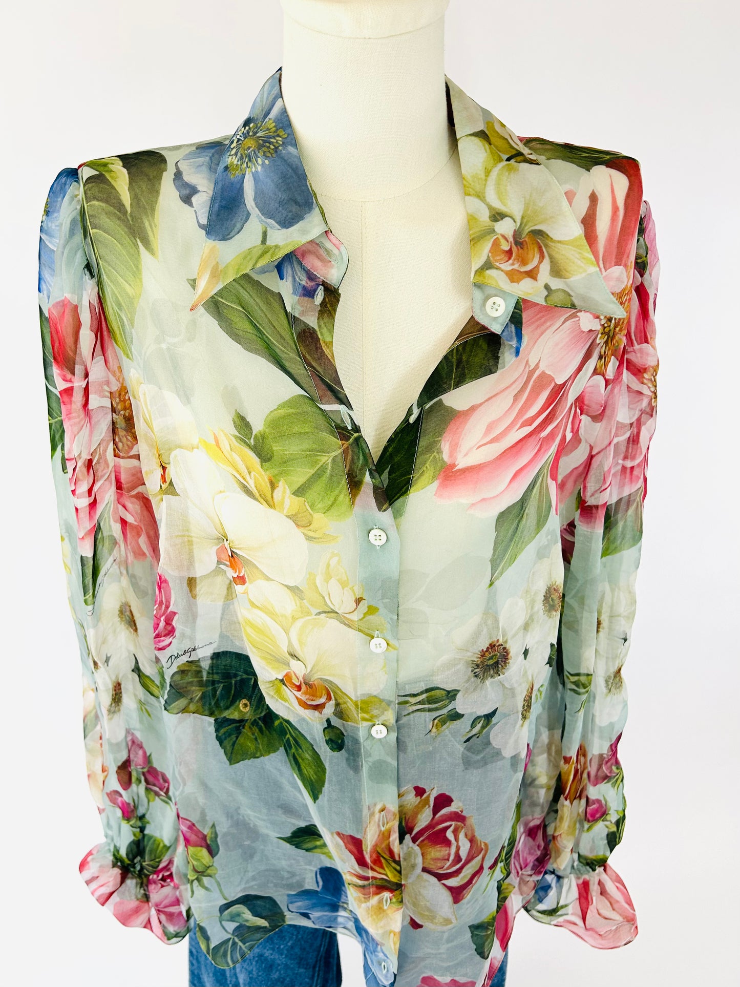 Dolce + Gabbana Floral Blouse