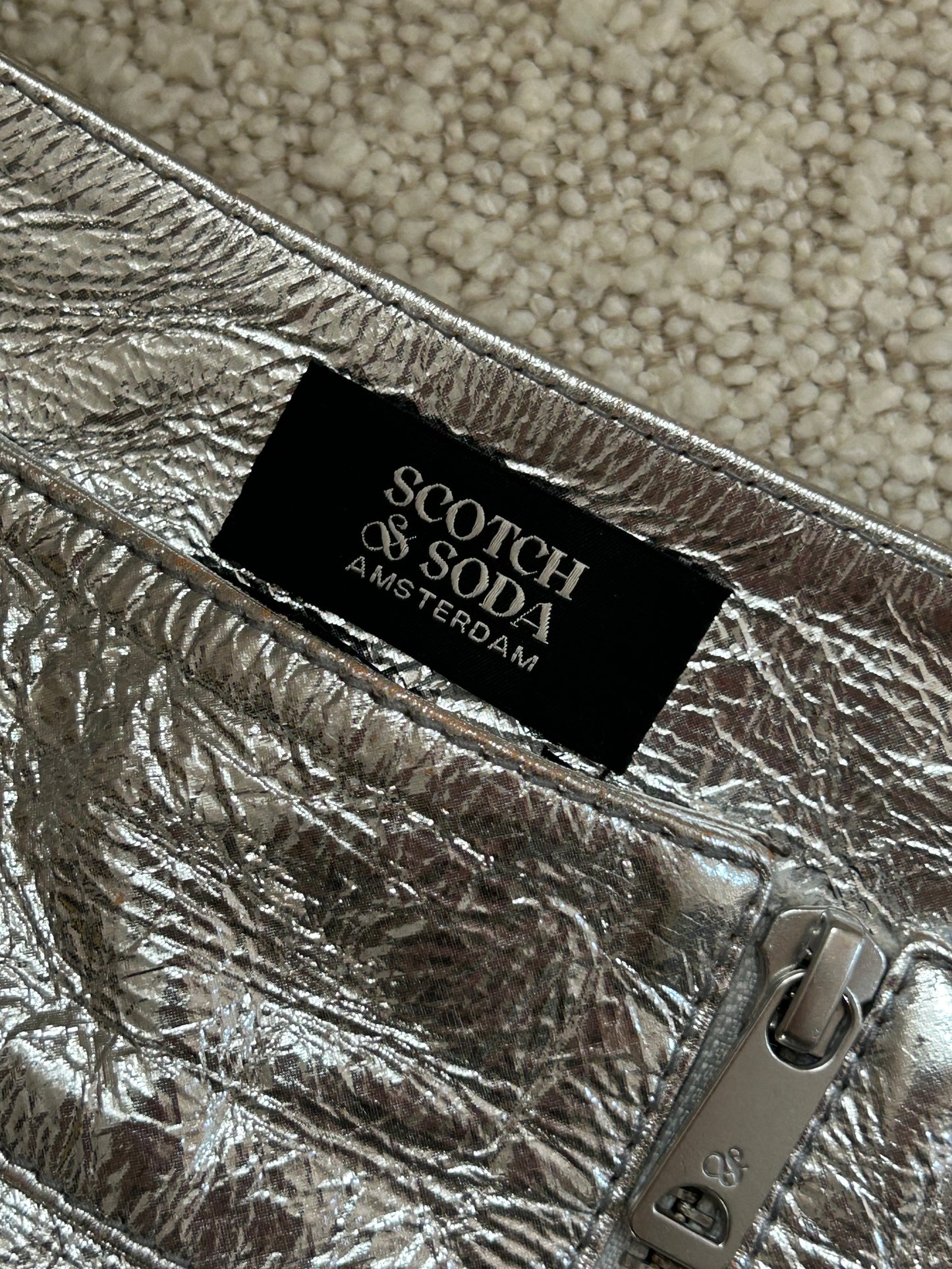 Scotch and Soda Silver Skirt