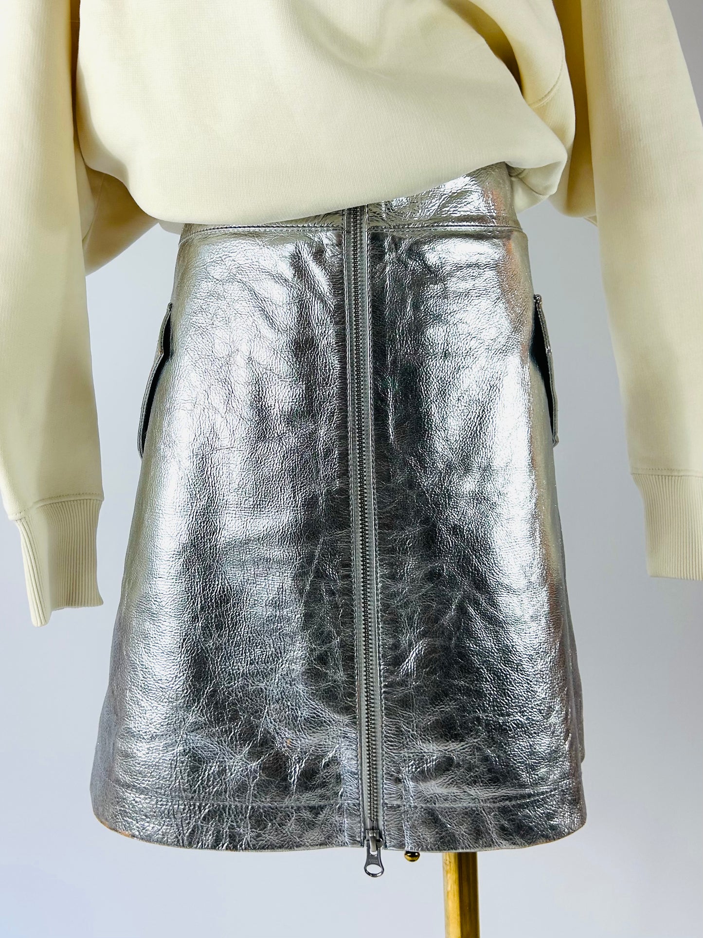 Scotch and Soda Silver Skirt