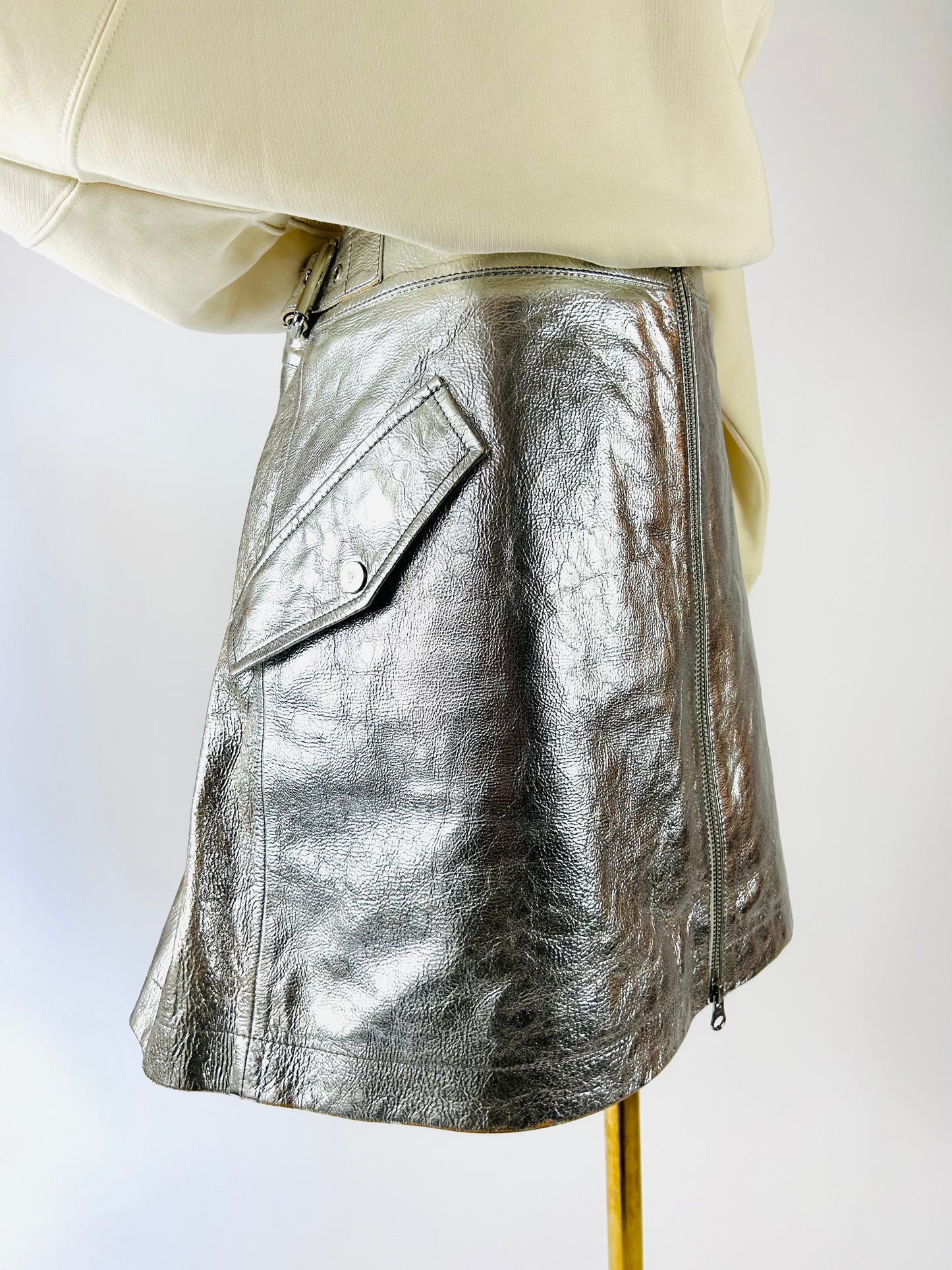 Scotch and Soda Silver Skirt