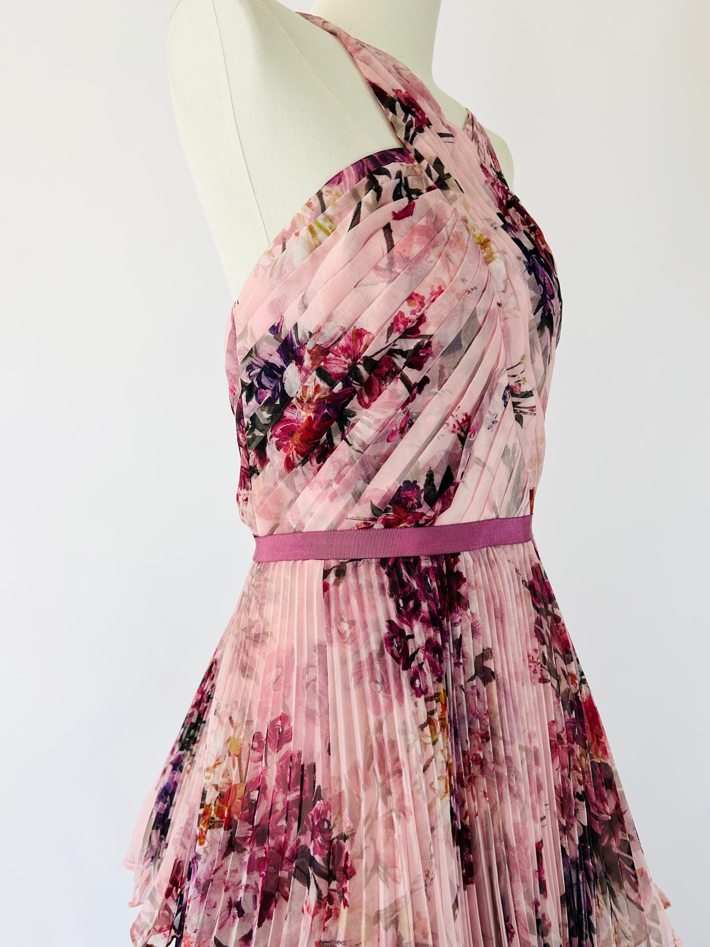 Marchesa Pink Floral Dress