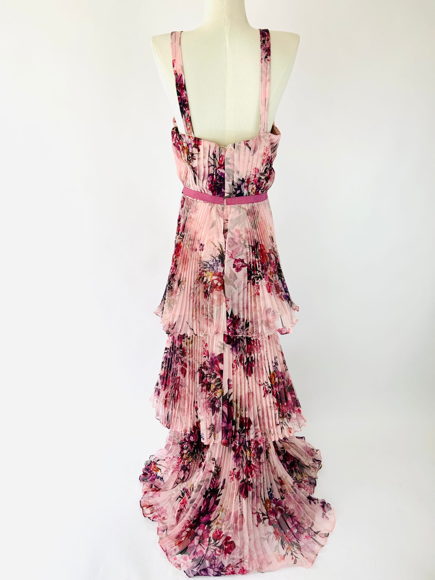 Marchesa Pink Floral Dress
