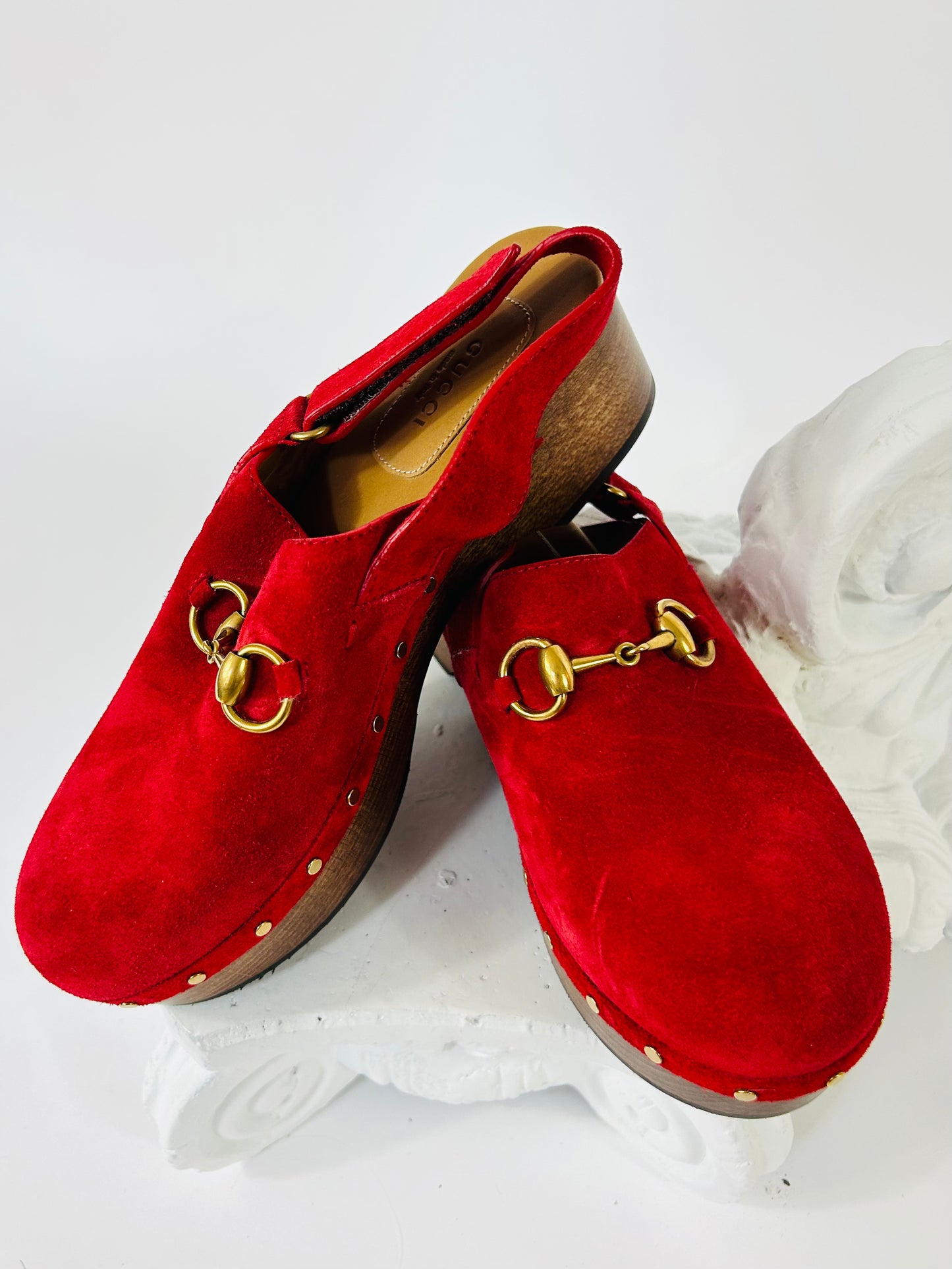 Red Gucci Clog