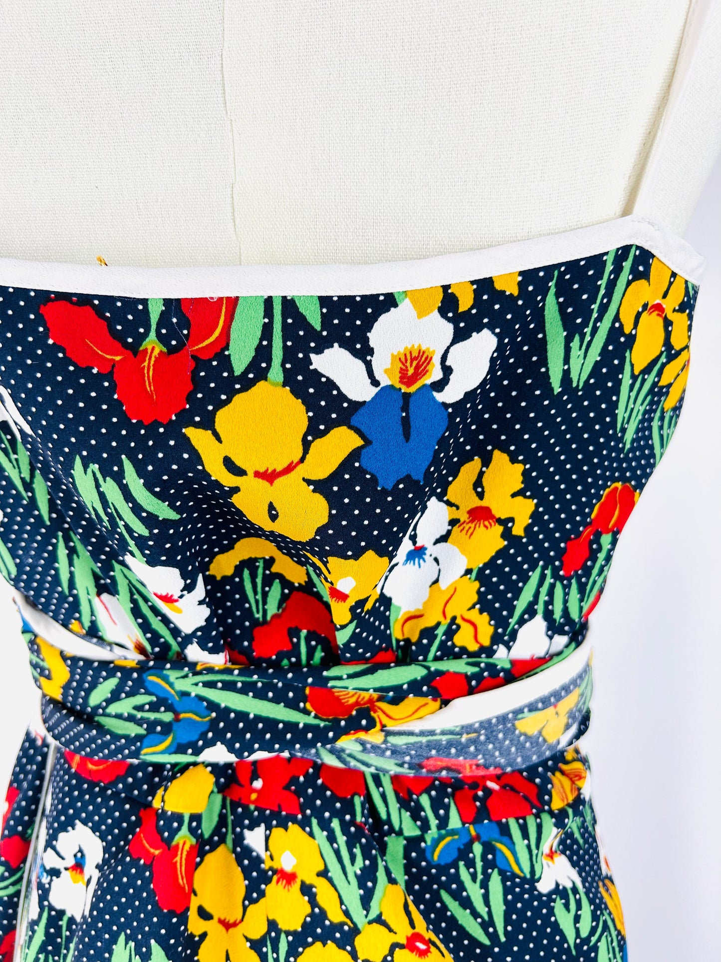 Tory Burch Navy Floral Dress