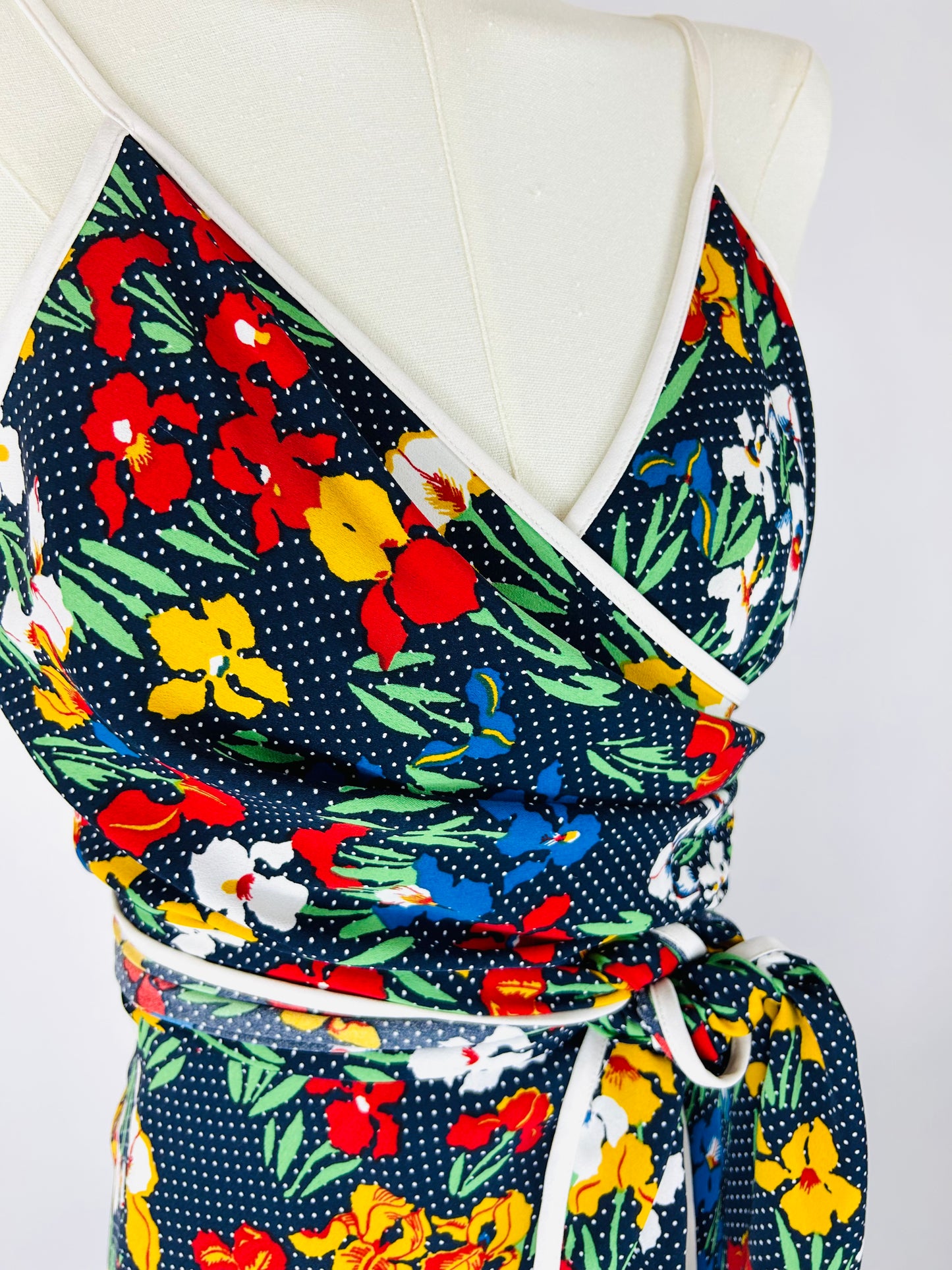 Tory Burch Navy Floral Dress