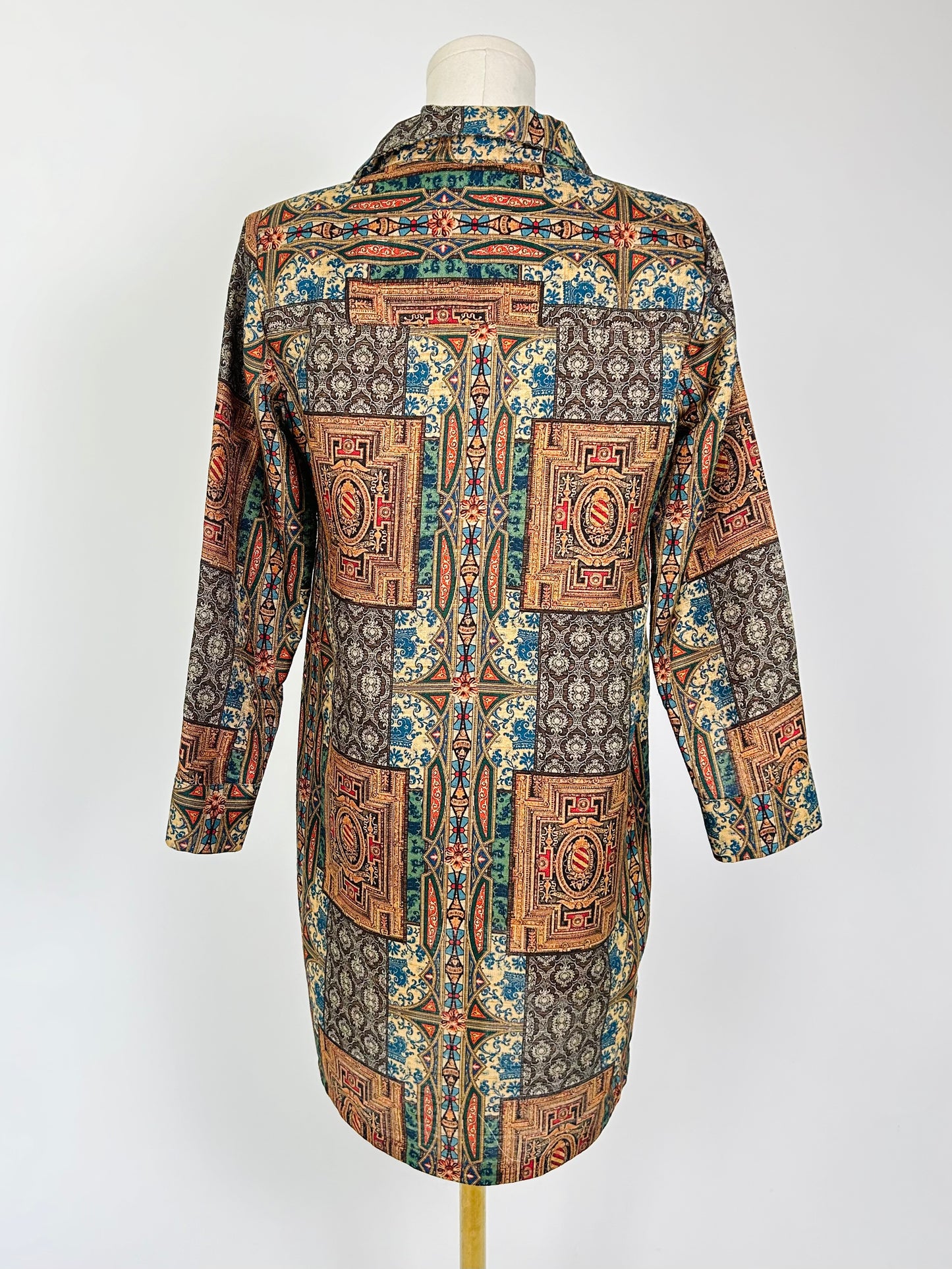 Pilar Oporto Multi Color Dress Made in Spain