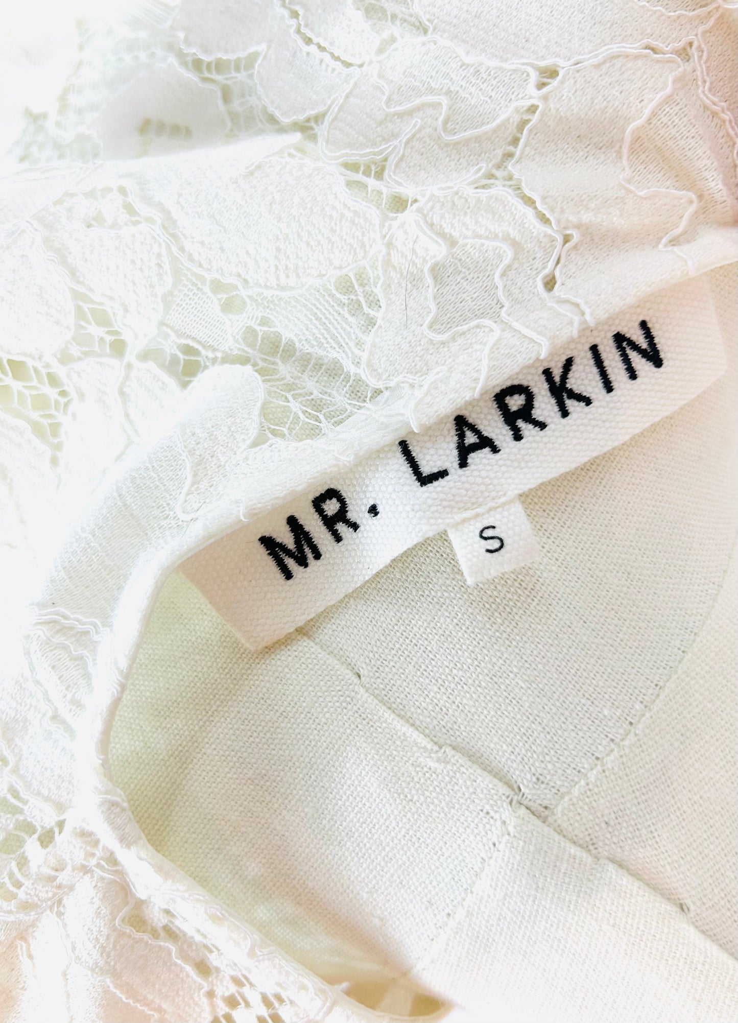 Mr. Larkin Cream Lace Top