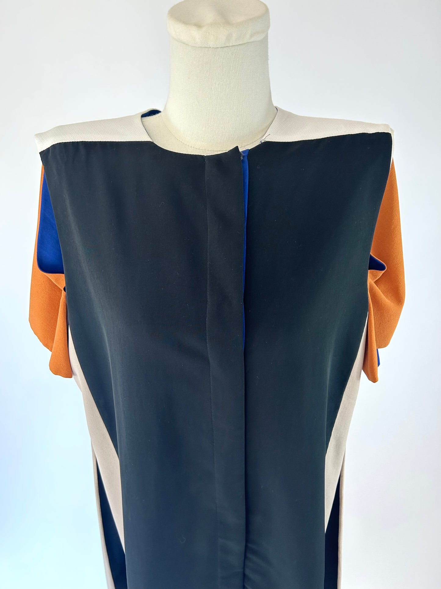 Vintage Thierry Mugler Multicolor Wrap Dress