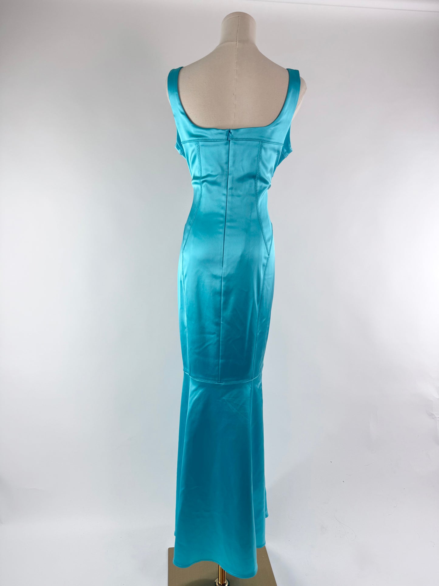 David Meister Turquoise Dress