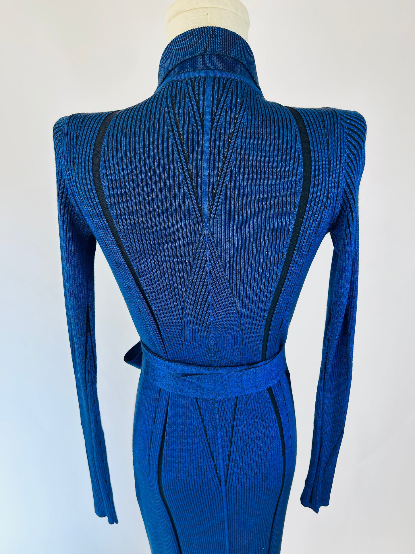 Diane Von Furstenberg Blue Wrap Dress