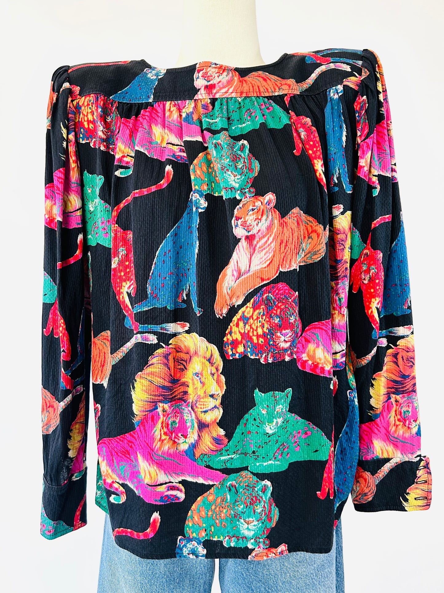 Vintage Ungaro Animal Print top