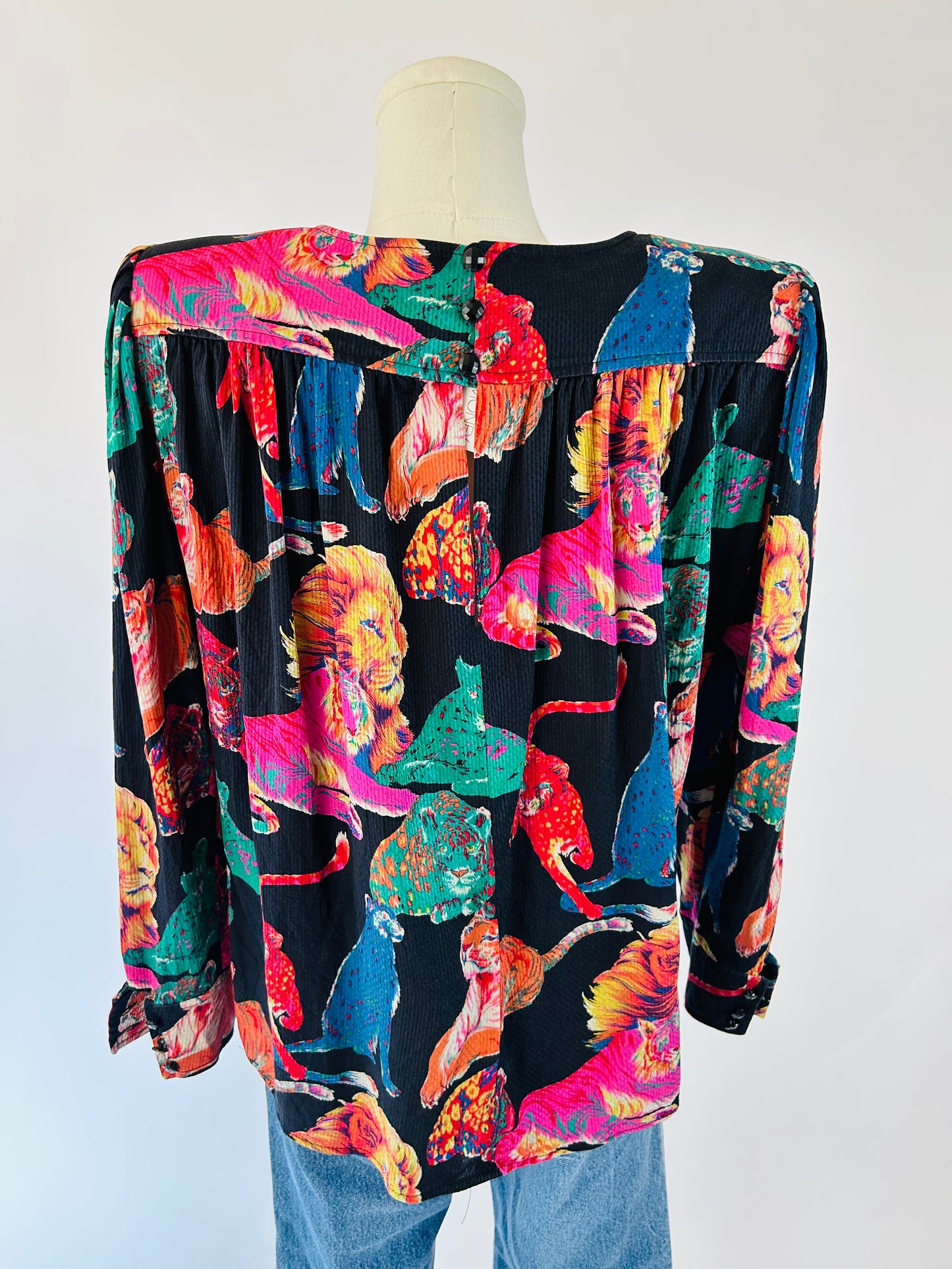 Vintage Ungaro Animal Print top
