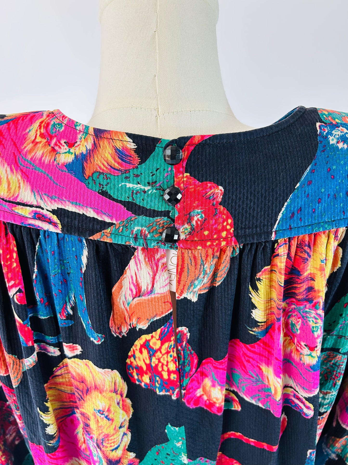 Vintage Ungaro Animal Print top