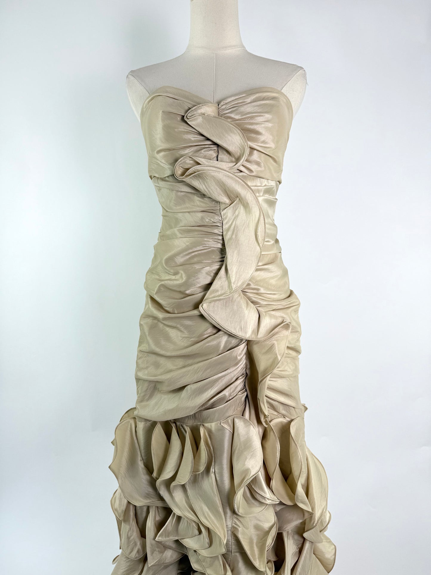 Dalia Mac Phee Ruffle Gown