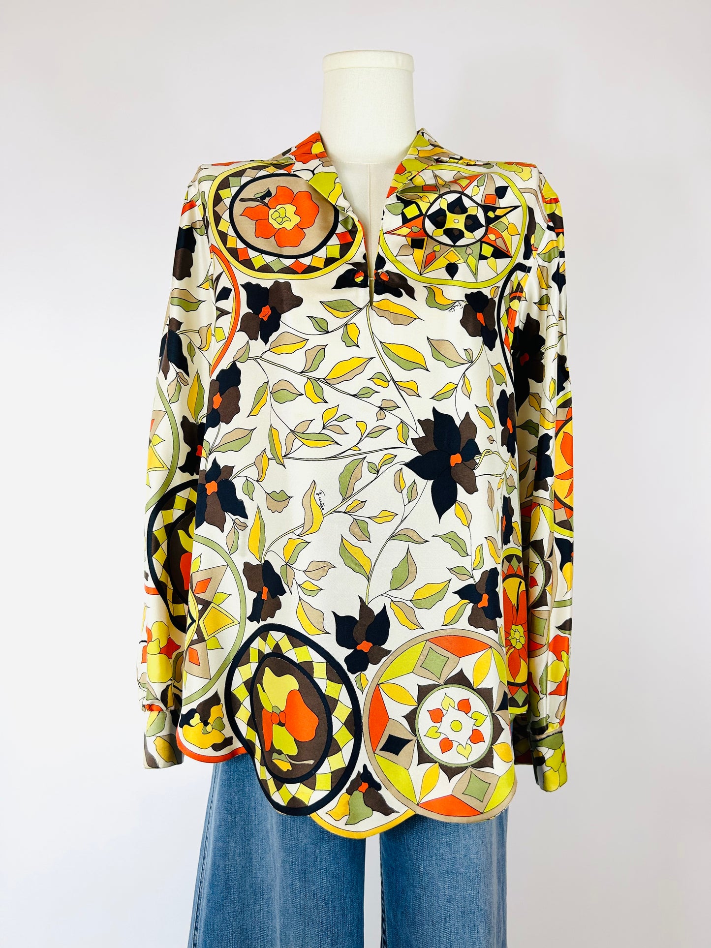Vintage Emilio Pucci Silk Top