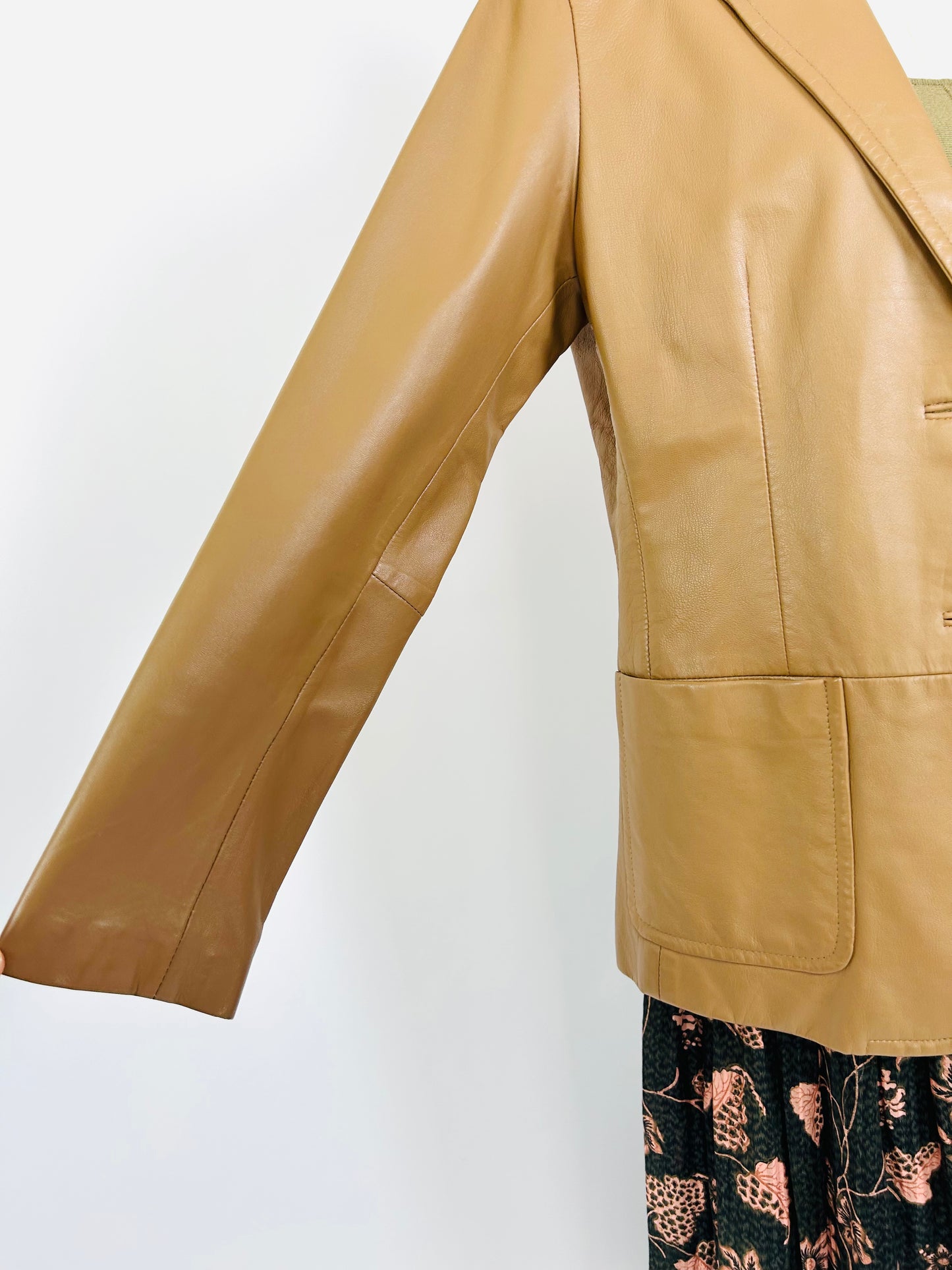 Vintage Margaret Godfrey Leather Blazer