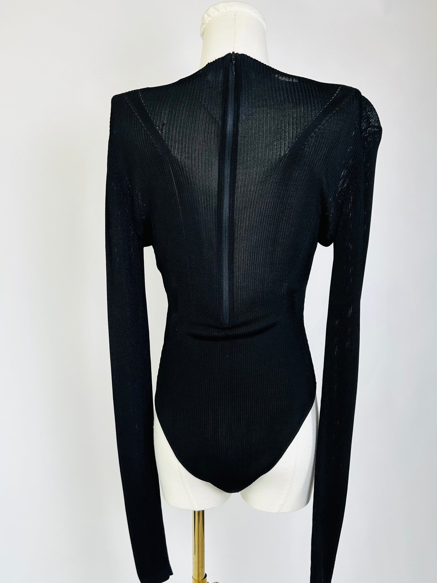 House'ch Black Body Suit