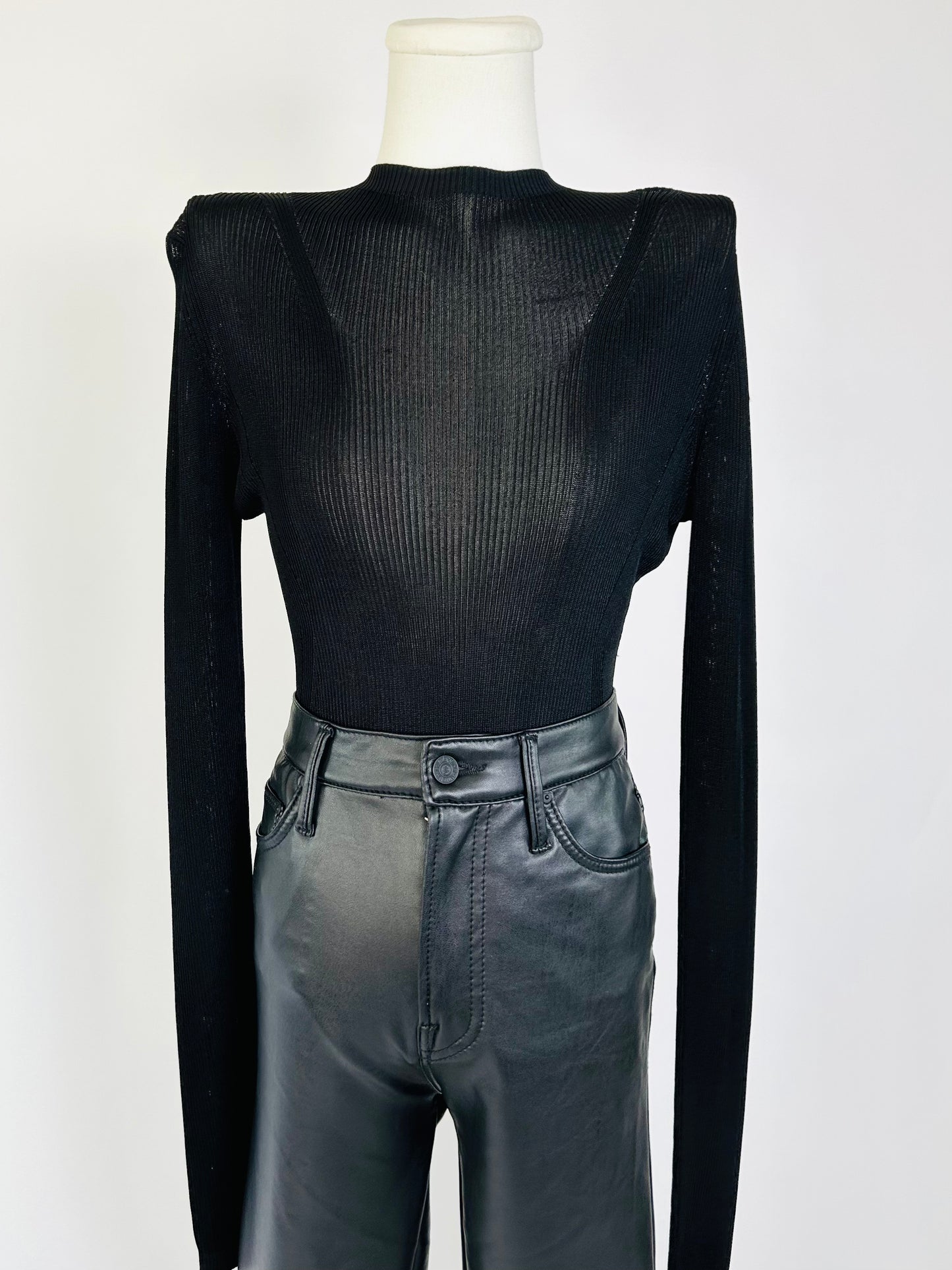 House'ch Black Body Suit