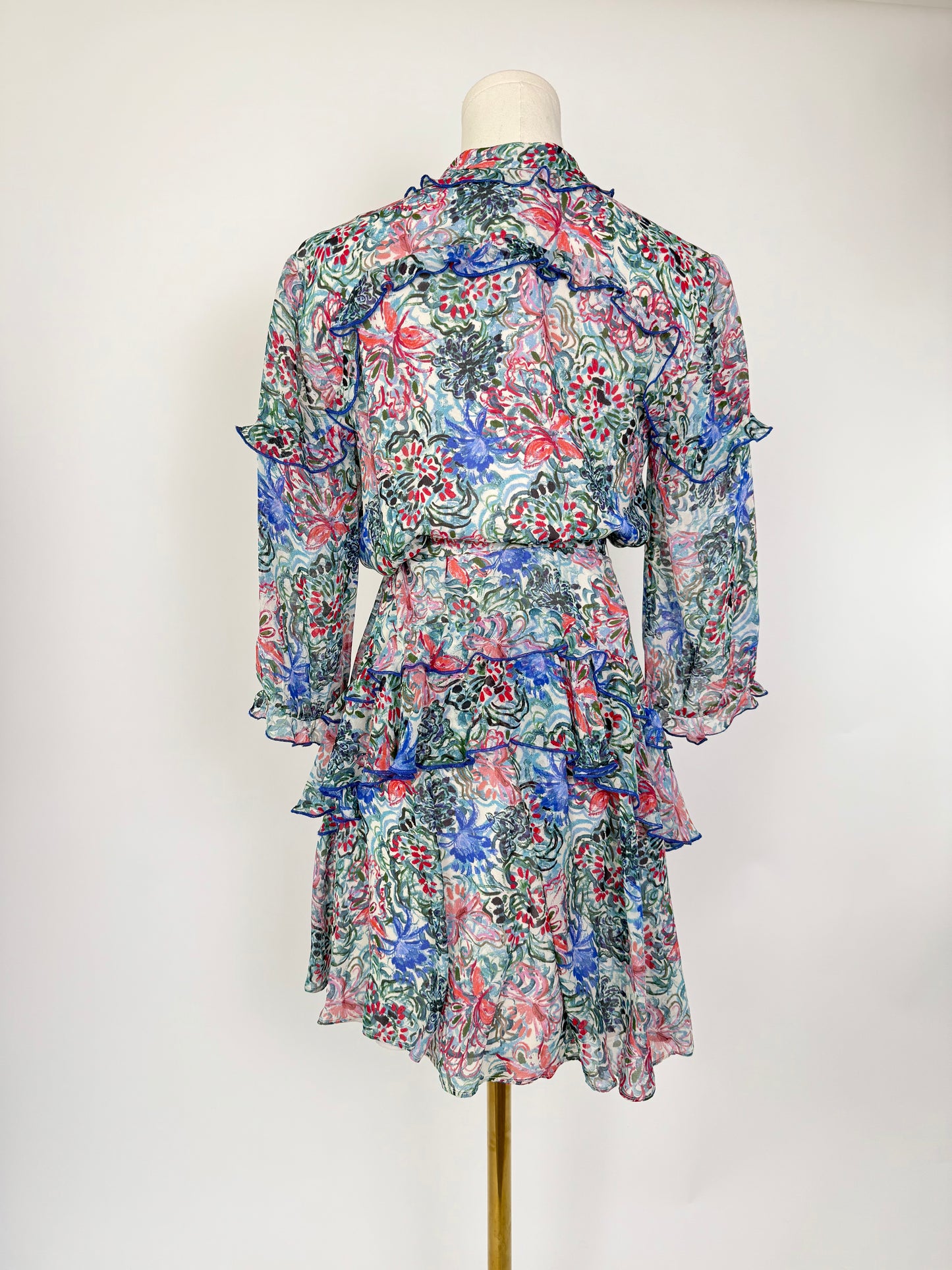 Saloni Tilly Ruffle Dress