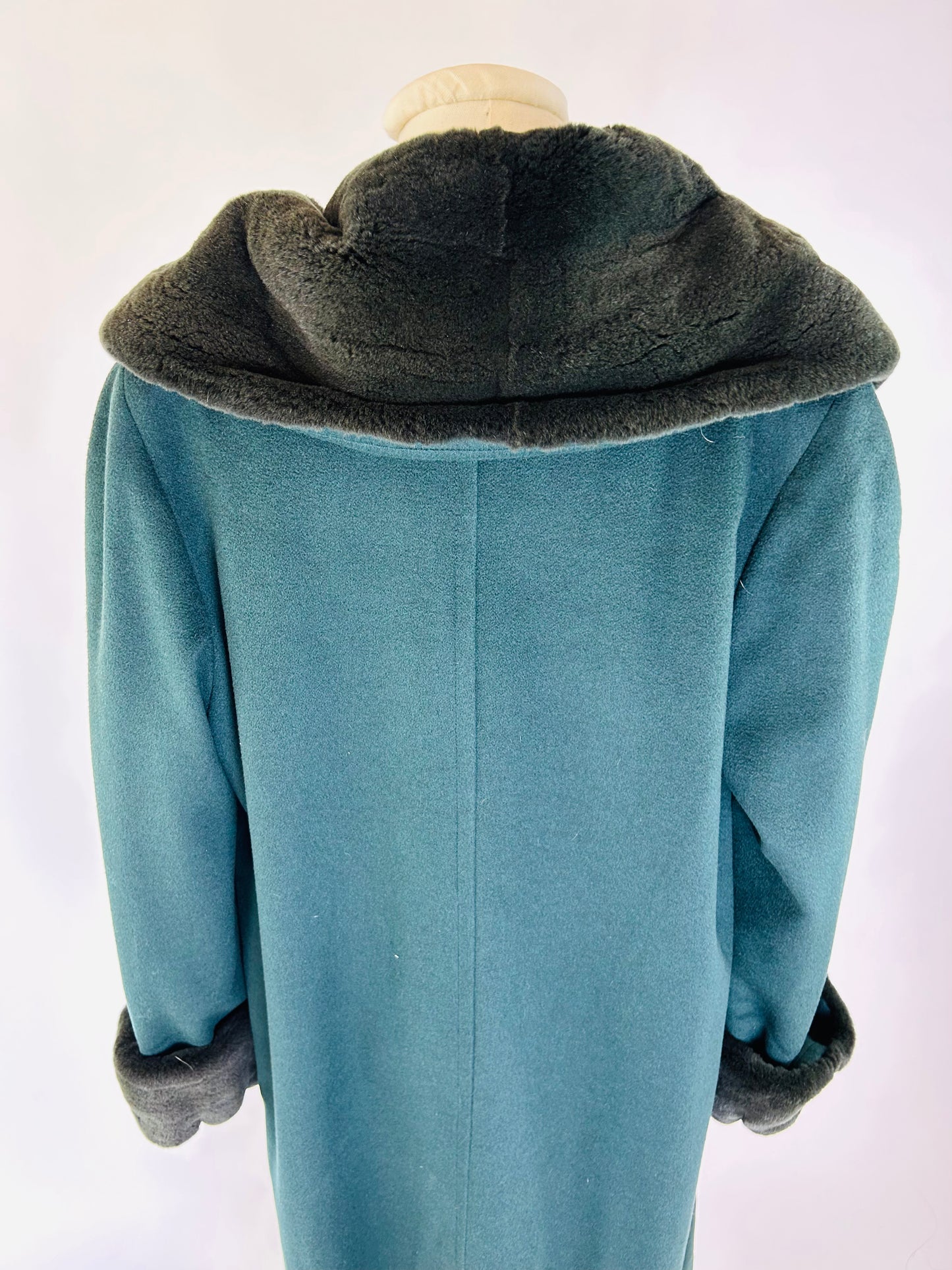 Vintage Neiman Marcus Forest Green Coat