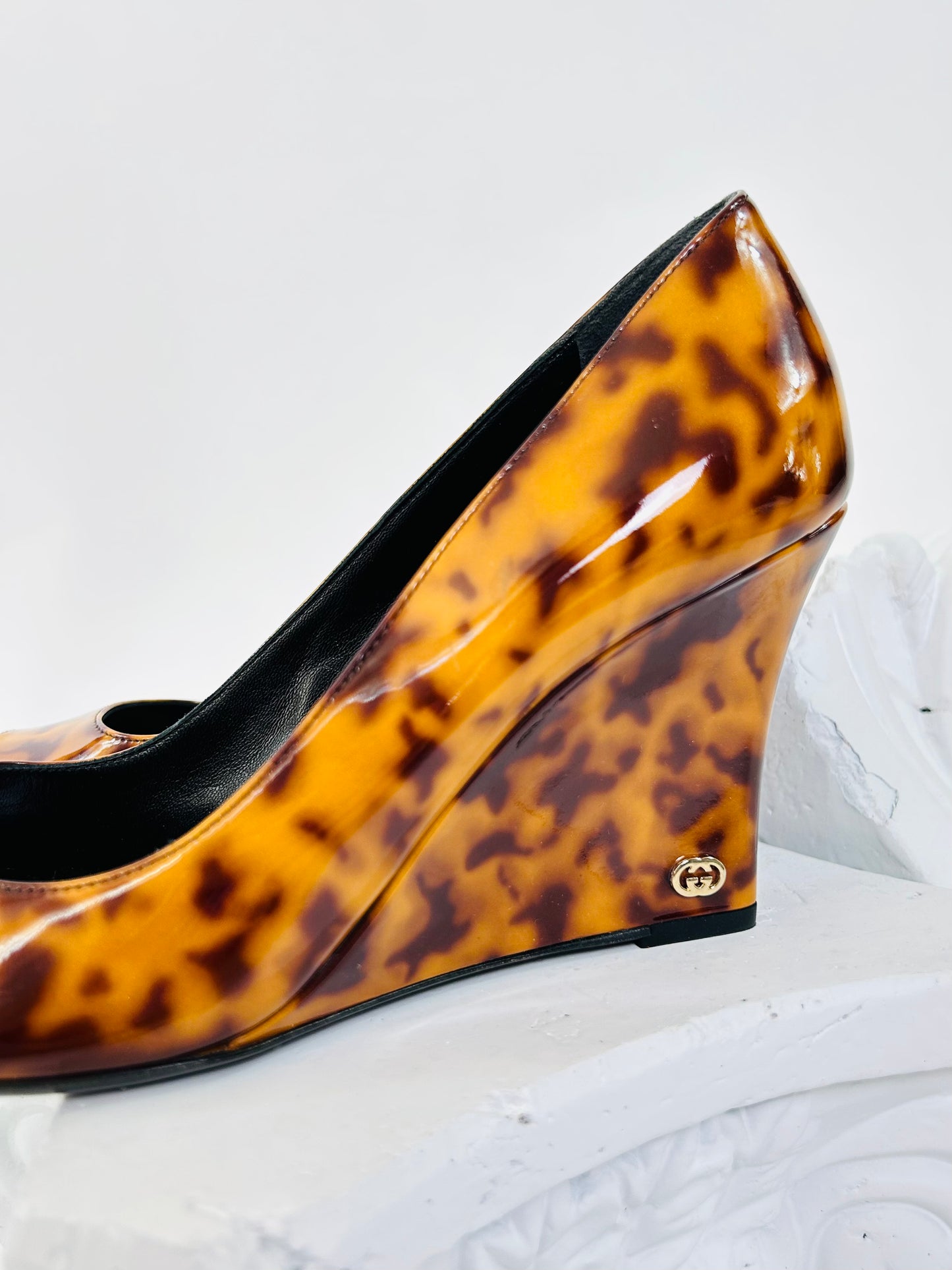 Gucci Animal Print Wedge