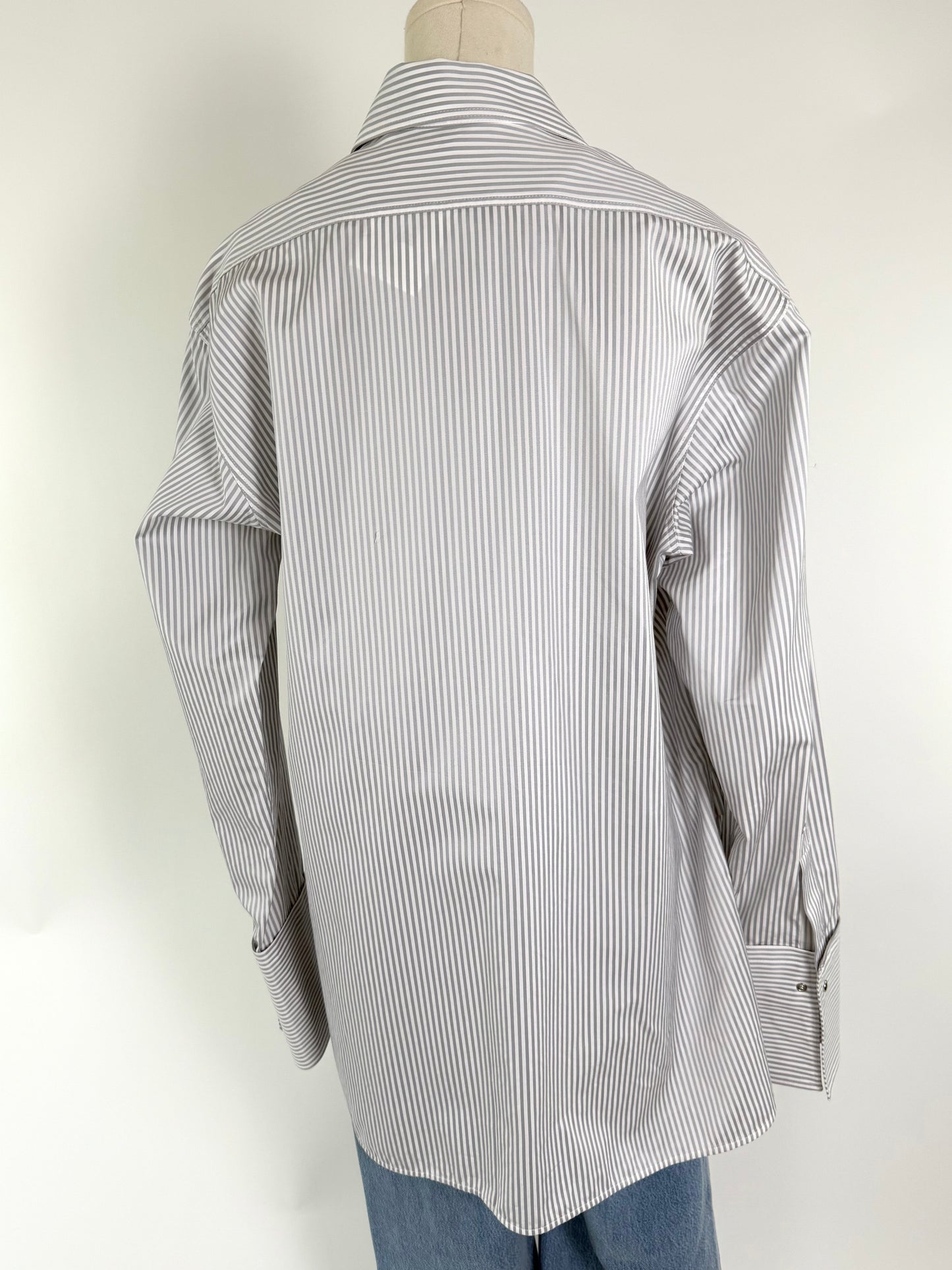 Helmut Lang Over-Sized Oxford Stripe