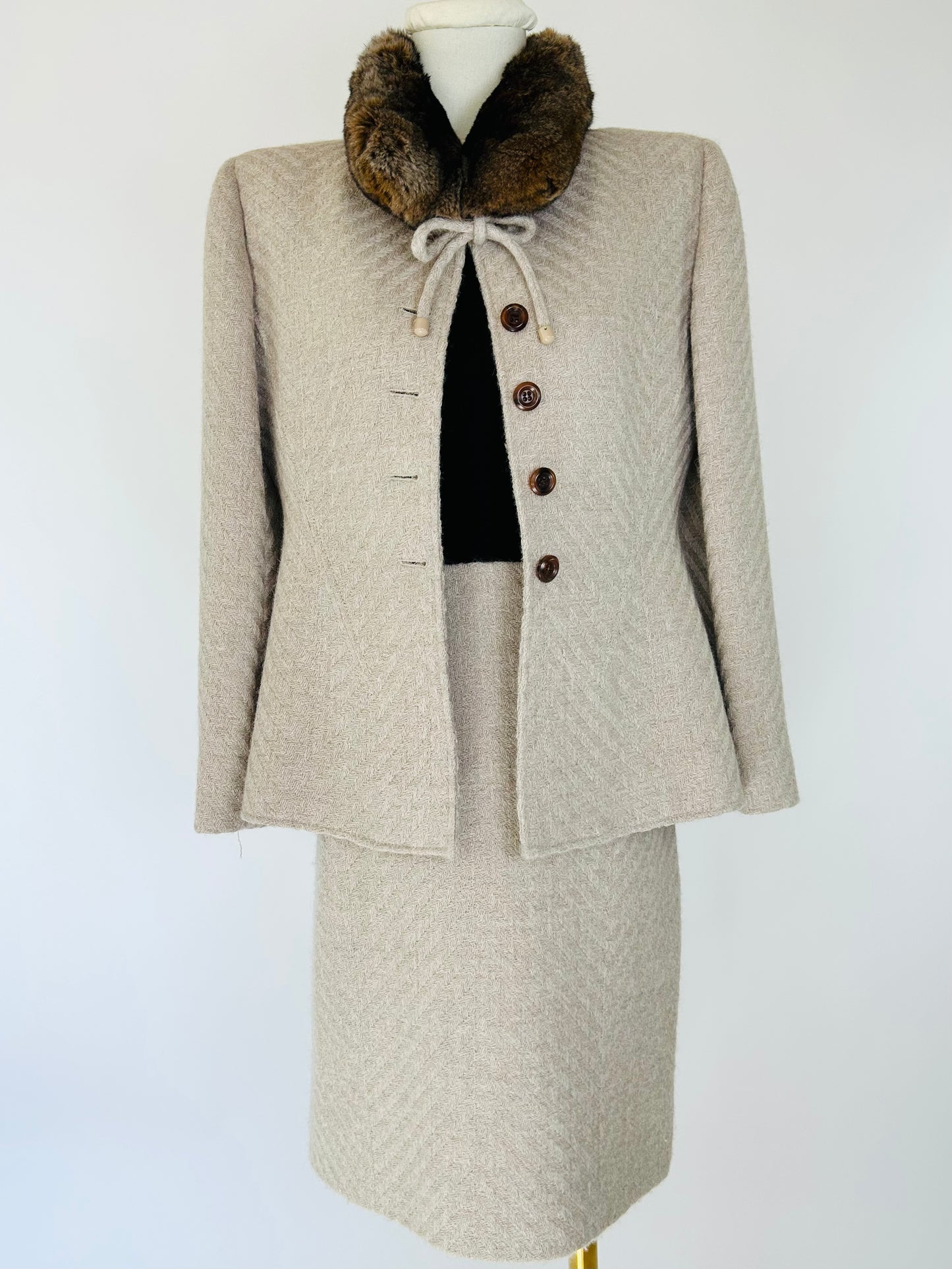 Vintage Valentino Skirt and Jacket Set