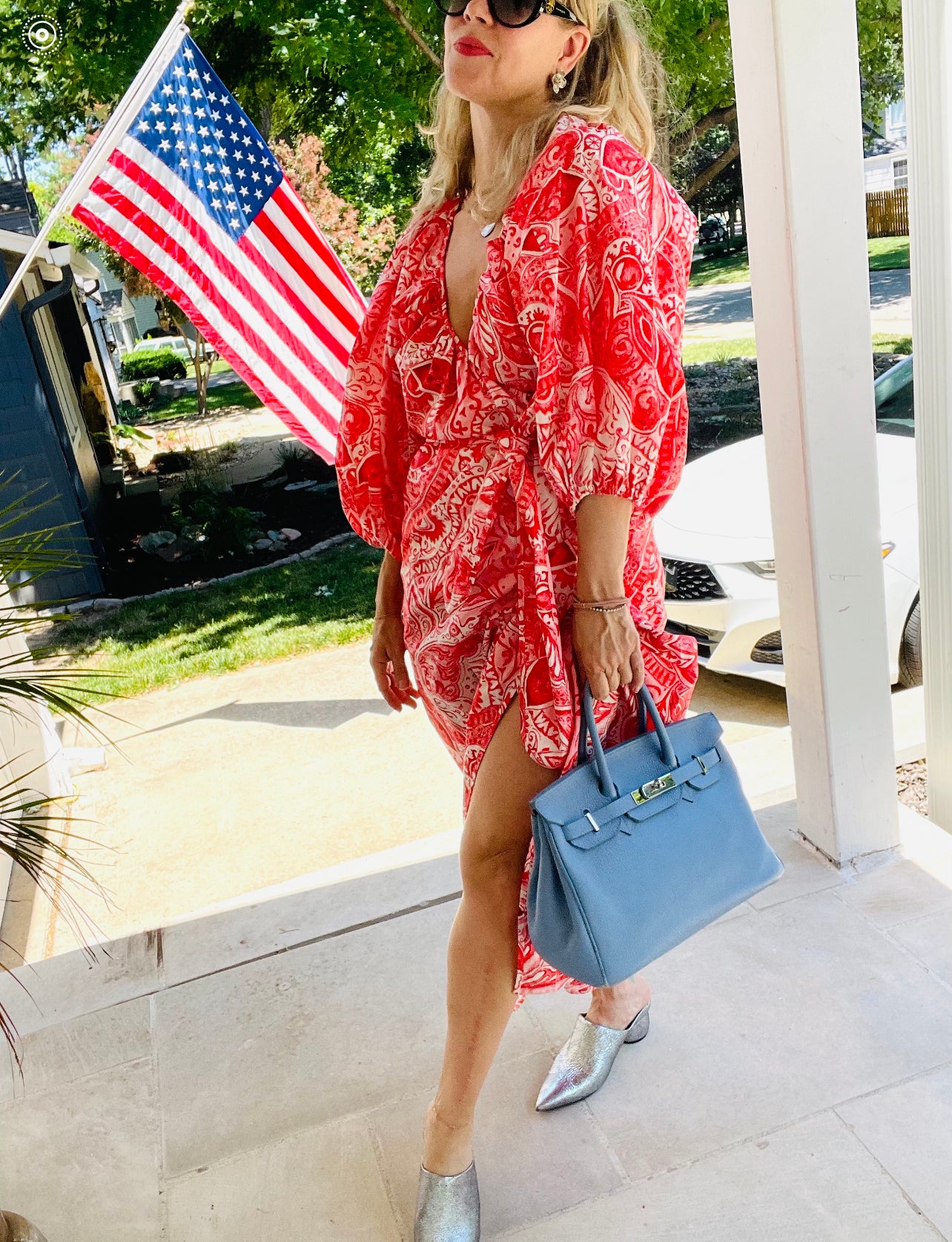 Mara Hoffman Red Dress