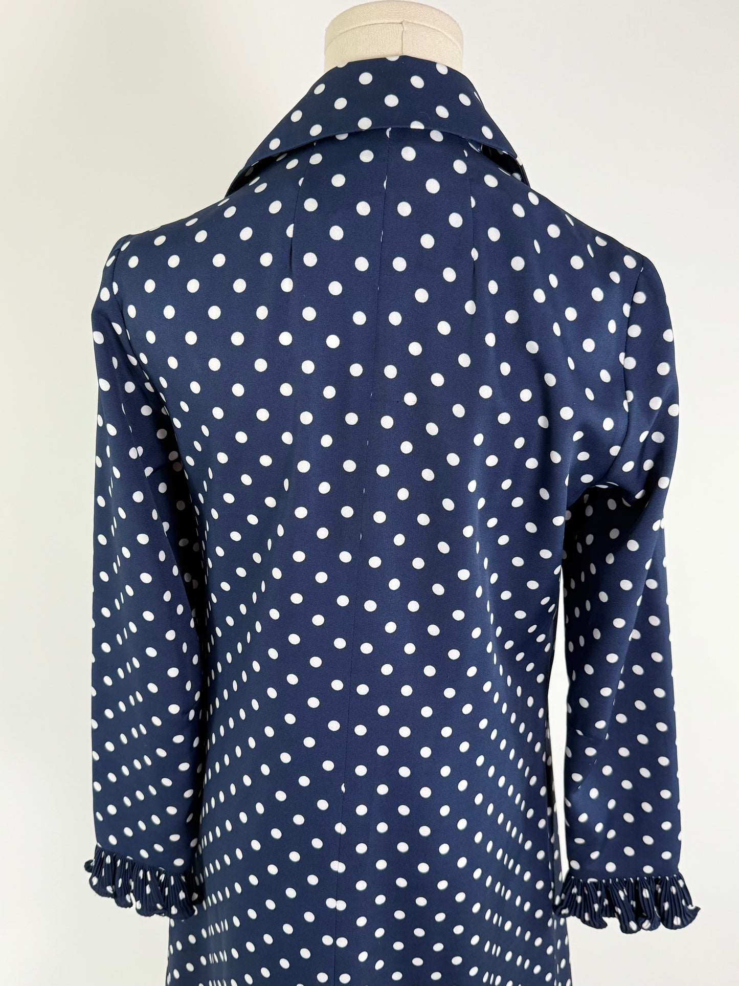 Vintage Victor Costa Midi Polka Dot Dress