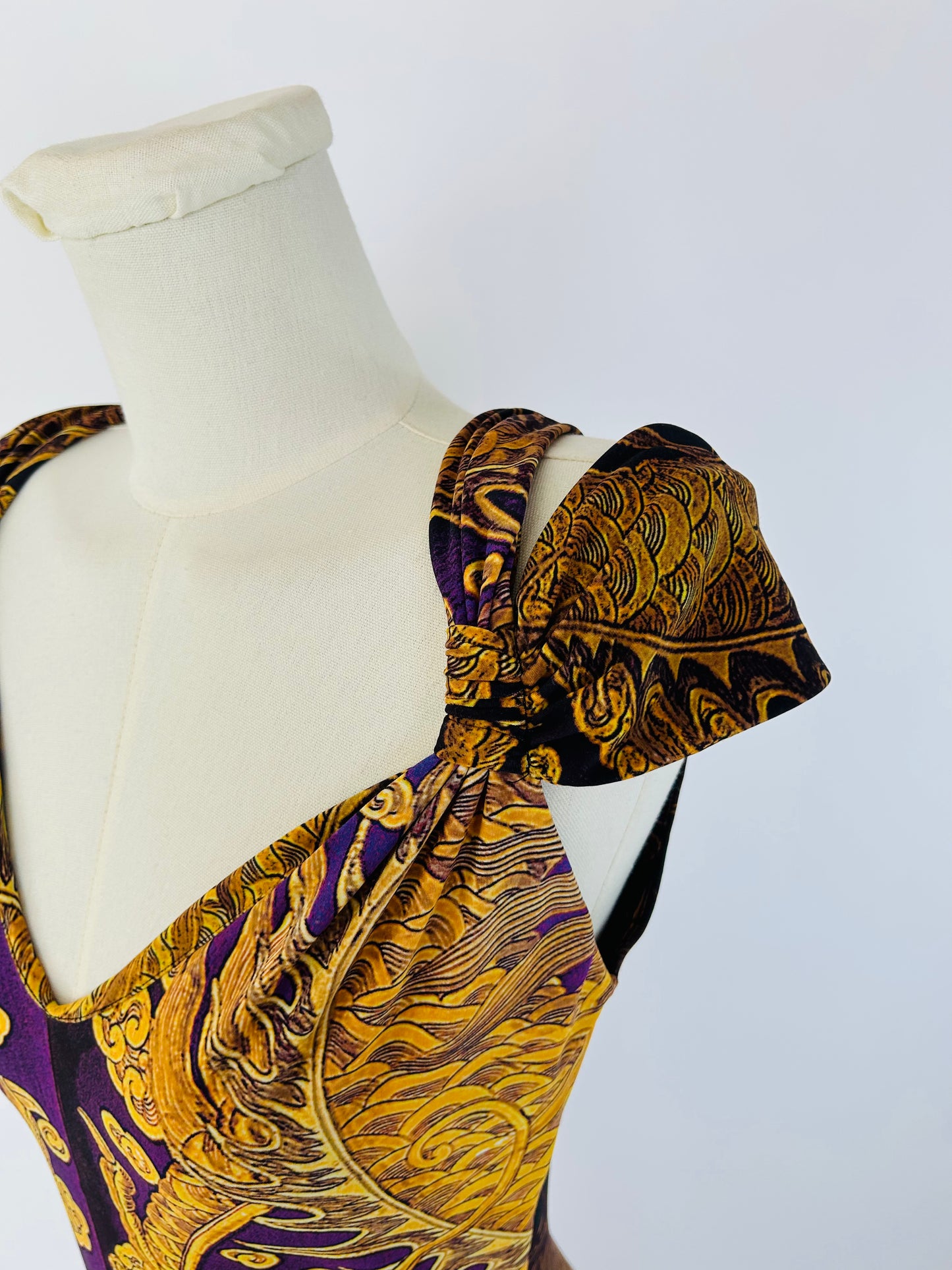 Roberto Cavalli Dragon Collectors Maxi Dress