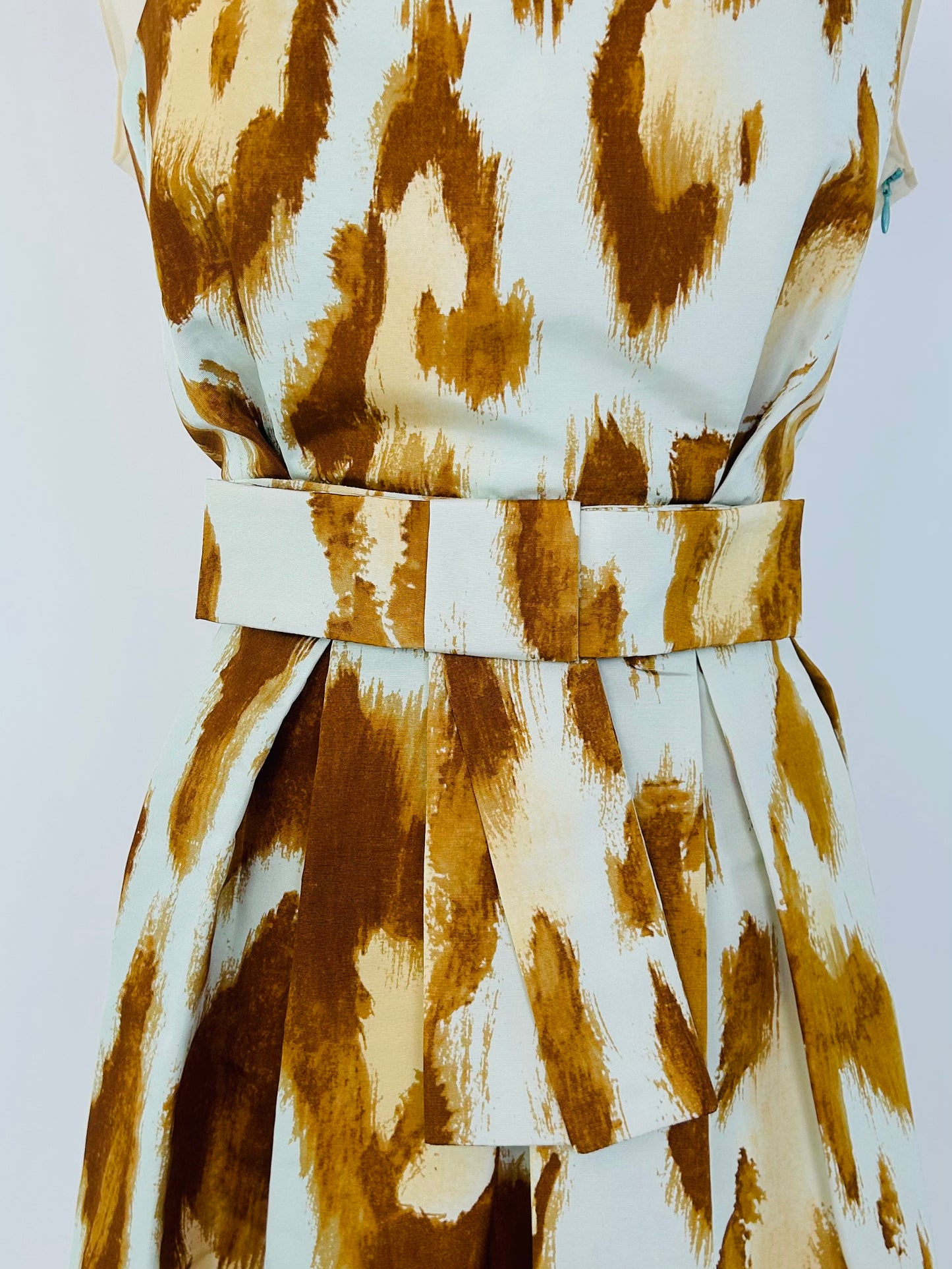 Y2K Dior by Galliano Runway Silk Cocktail Dress with Lesage Jewel Neck