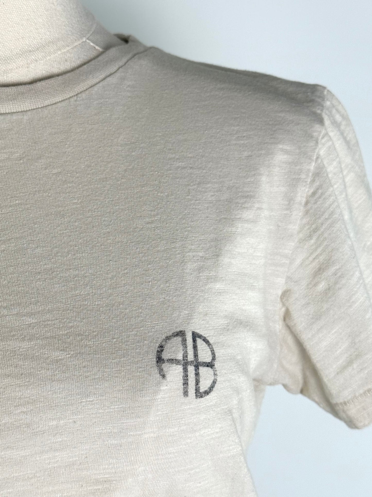 Anine Bing Cream T-Shirt