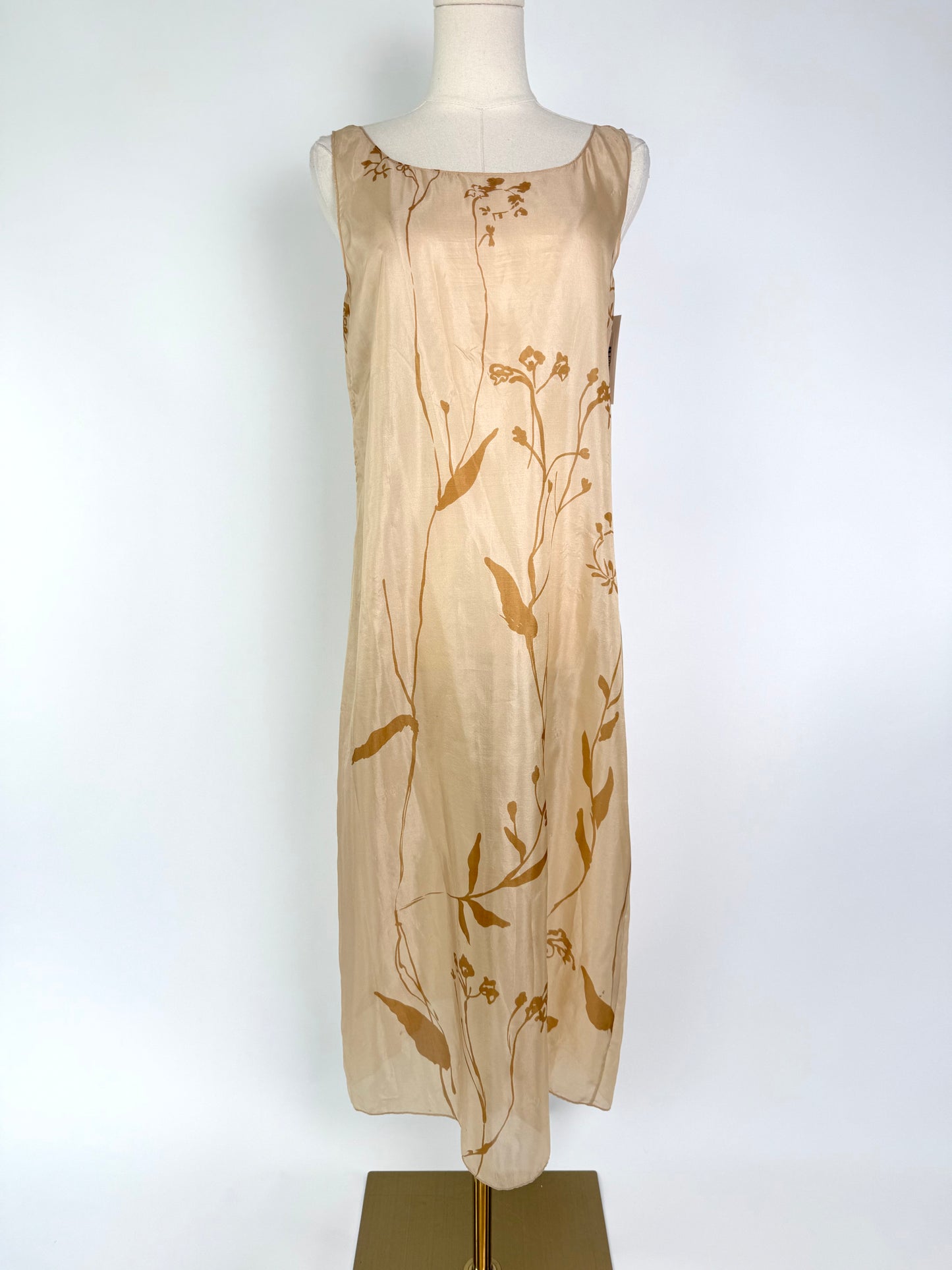 Vintage 1940's Silk Midi Dress