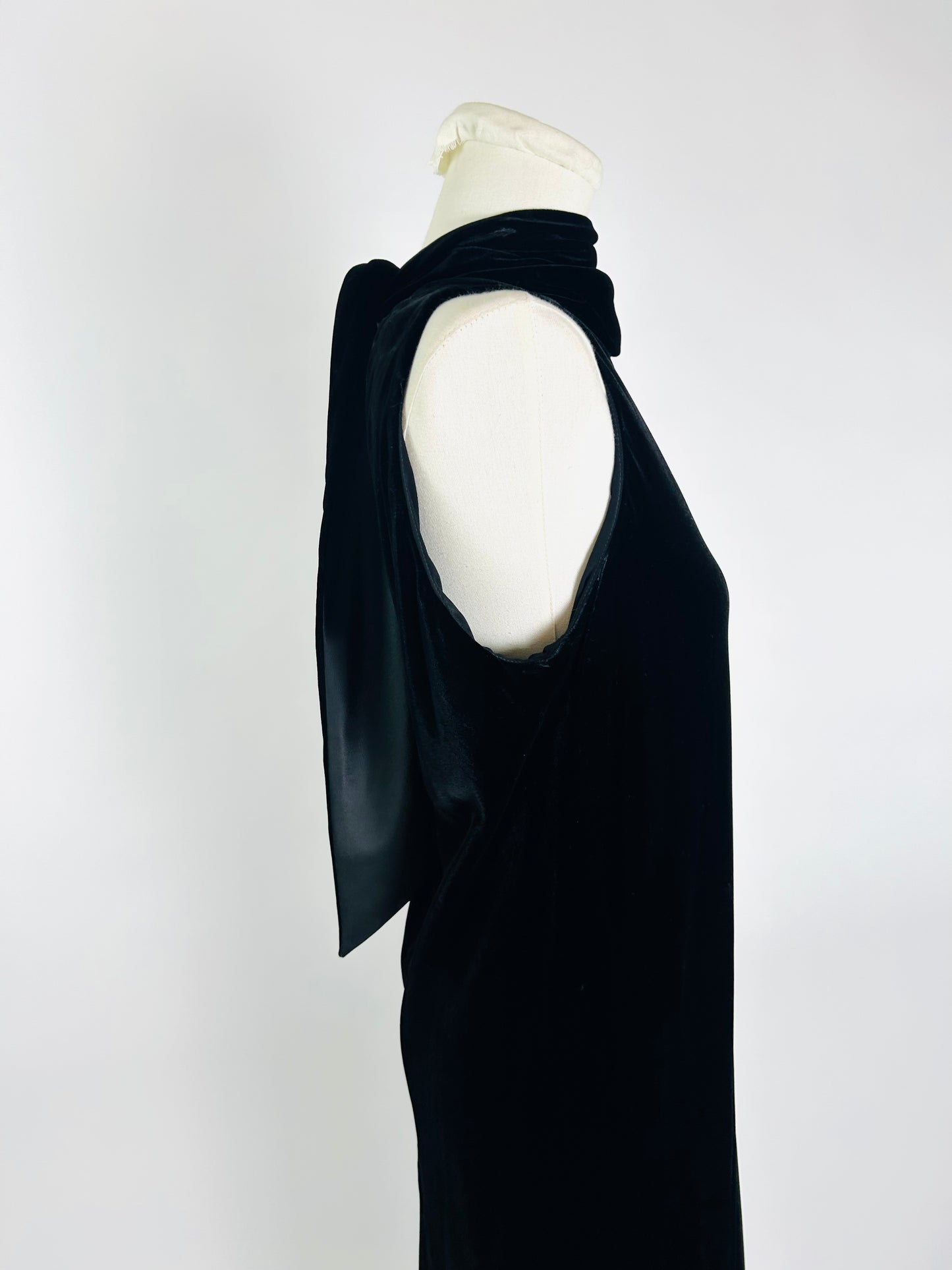 Lafayette 148 Black Velvet Dress