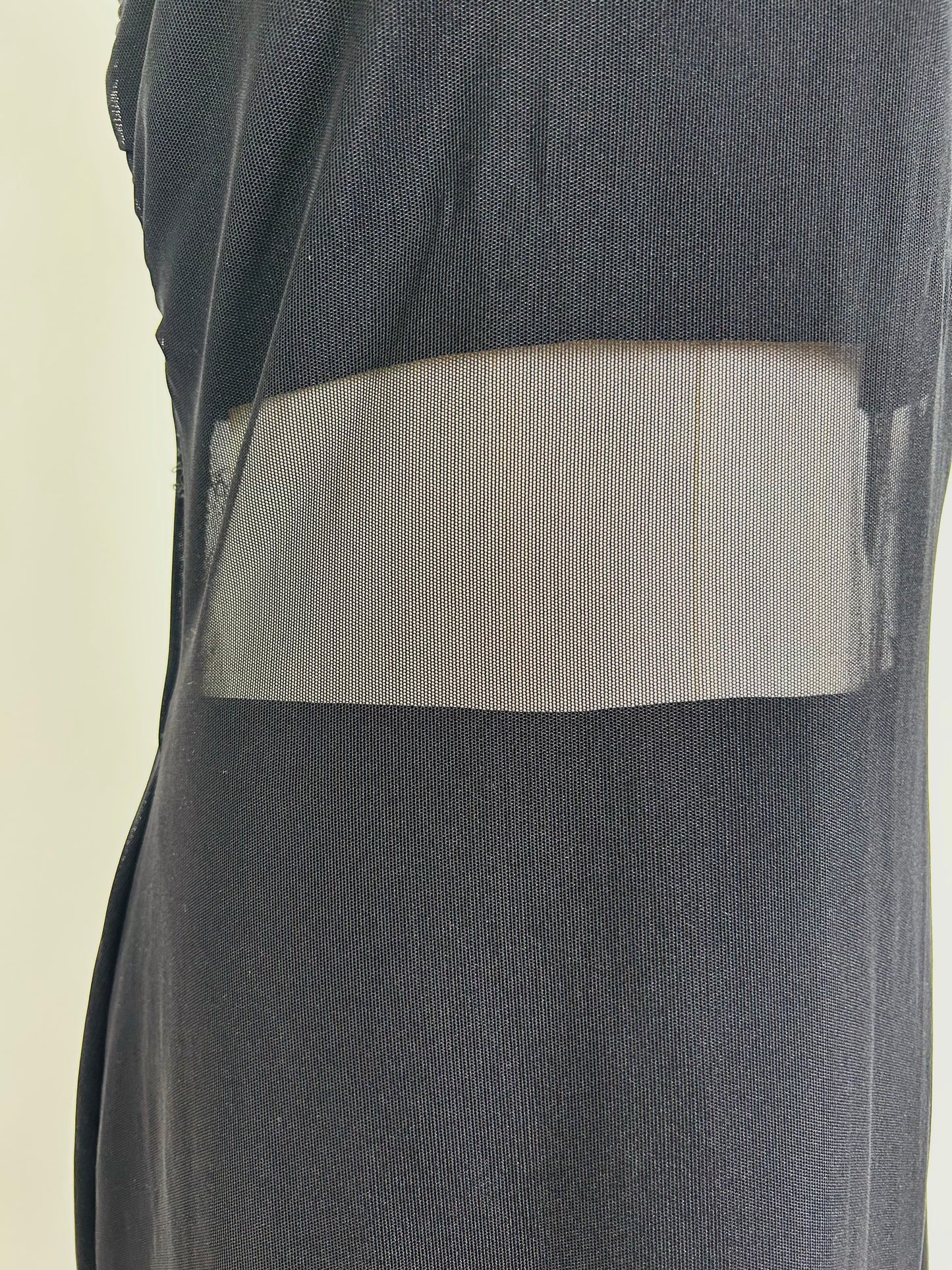 Tadashi Sheer One Shoulder Dress