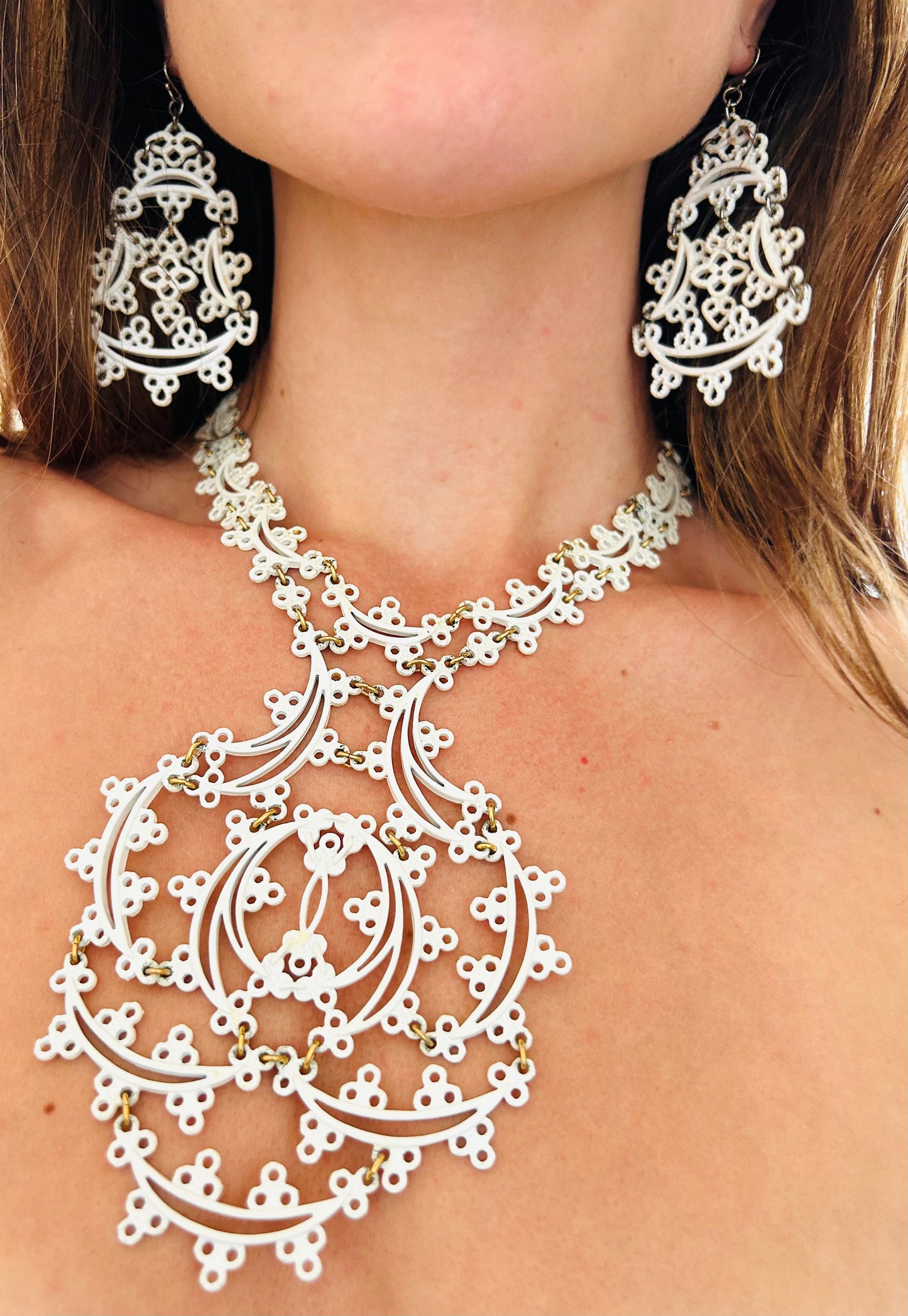 Vintage Necklace and Earring Set