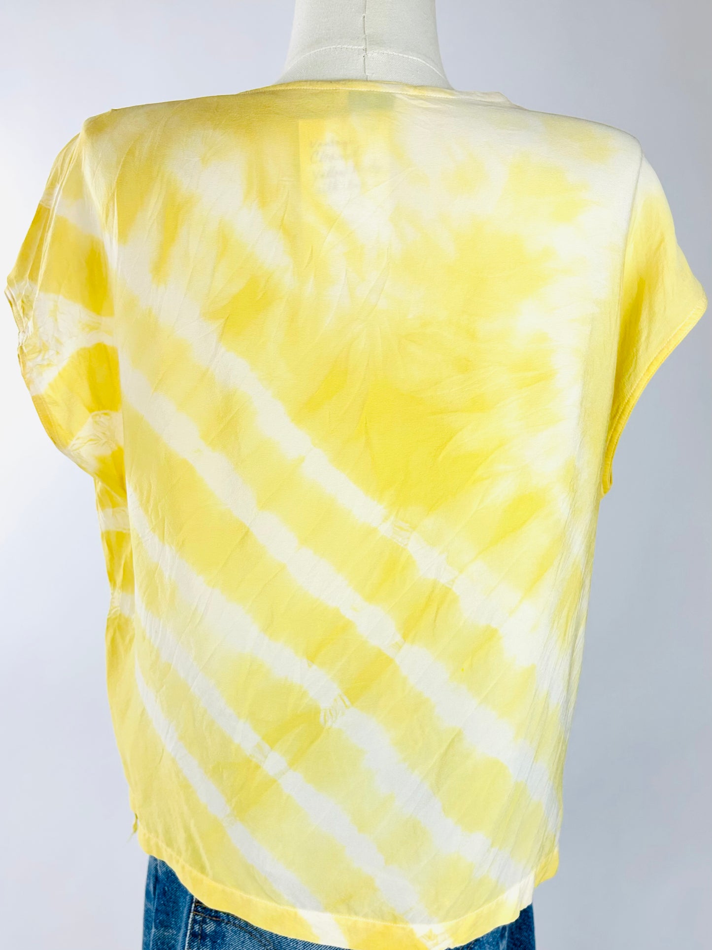 Vintage Chanel Tie Dye Silk Blouse