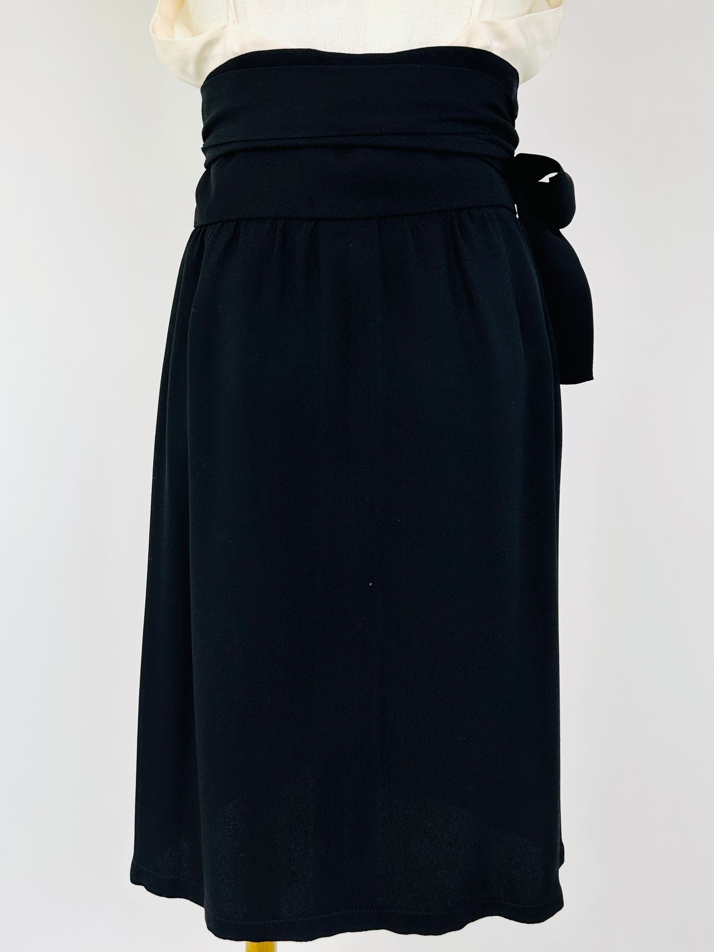 Vintage Saint Laurent Black Skirt
