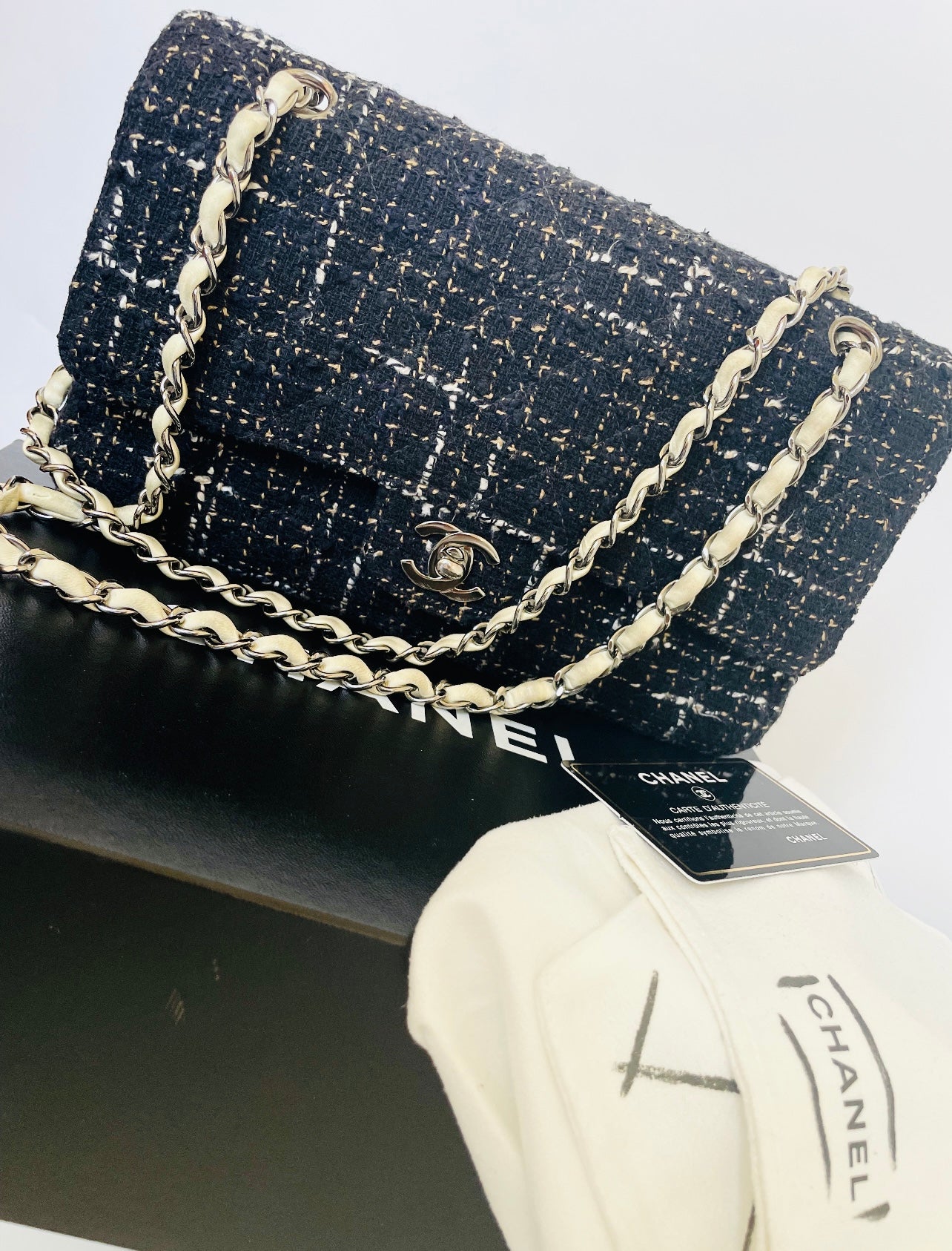 Chanel Tweed Handbag