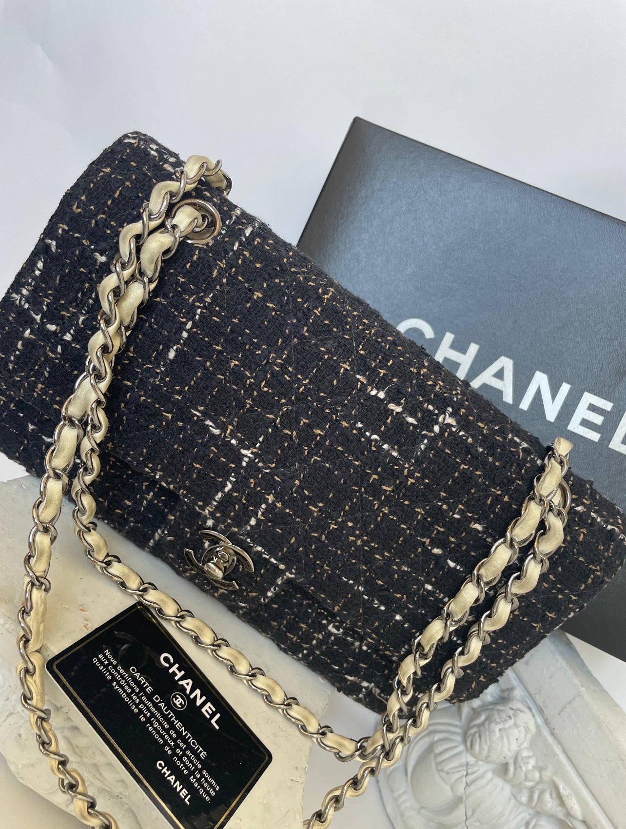 Chanel Tweed Handbag