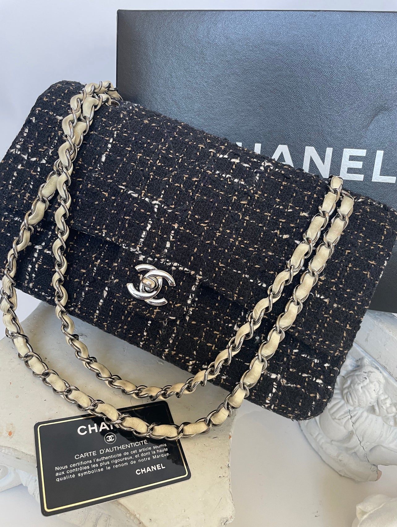 Chanel Tweed Handbag